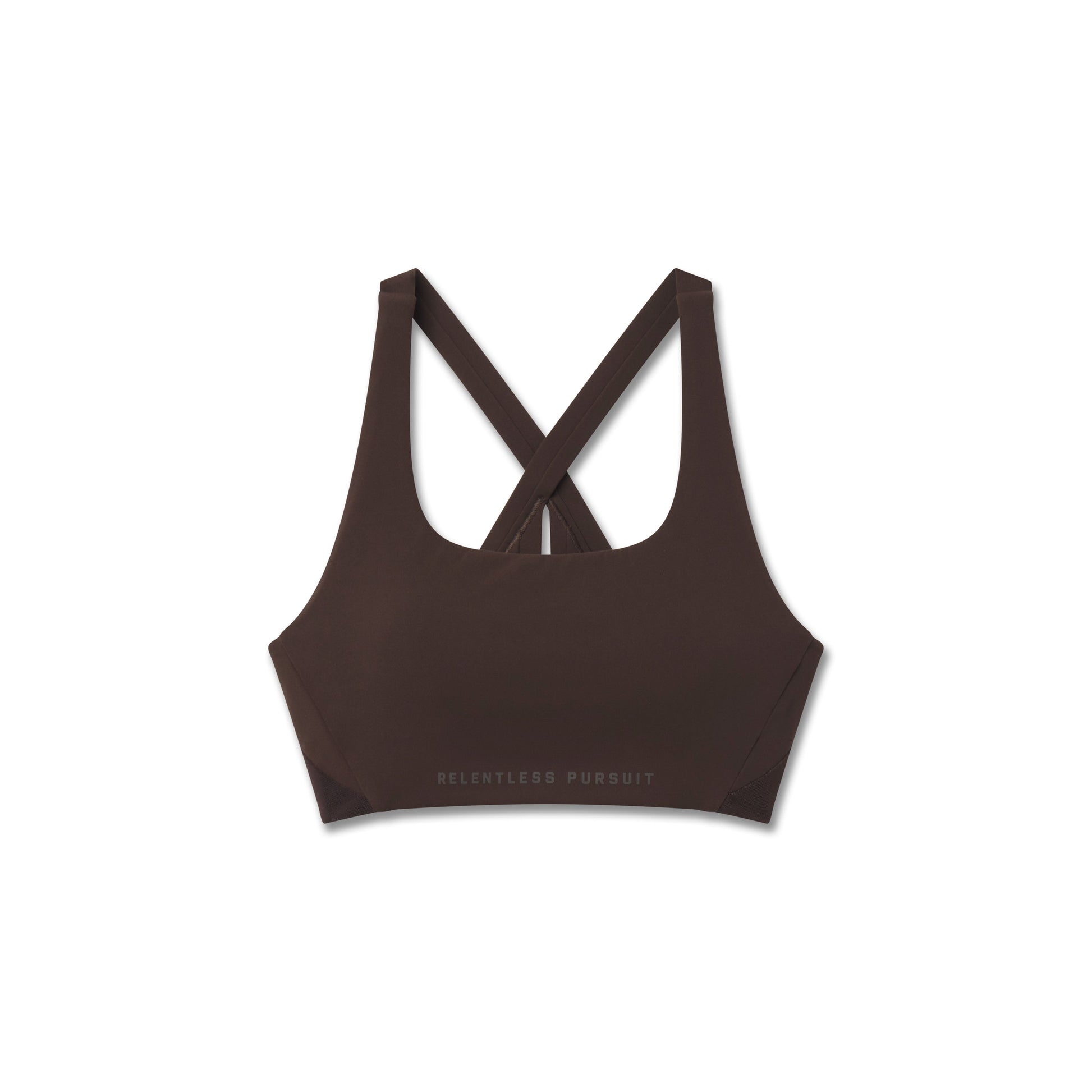 W039. LYCRA® Hybrid Sports Bra Dark Earth | ASRV discount