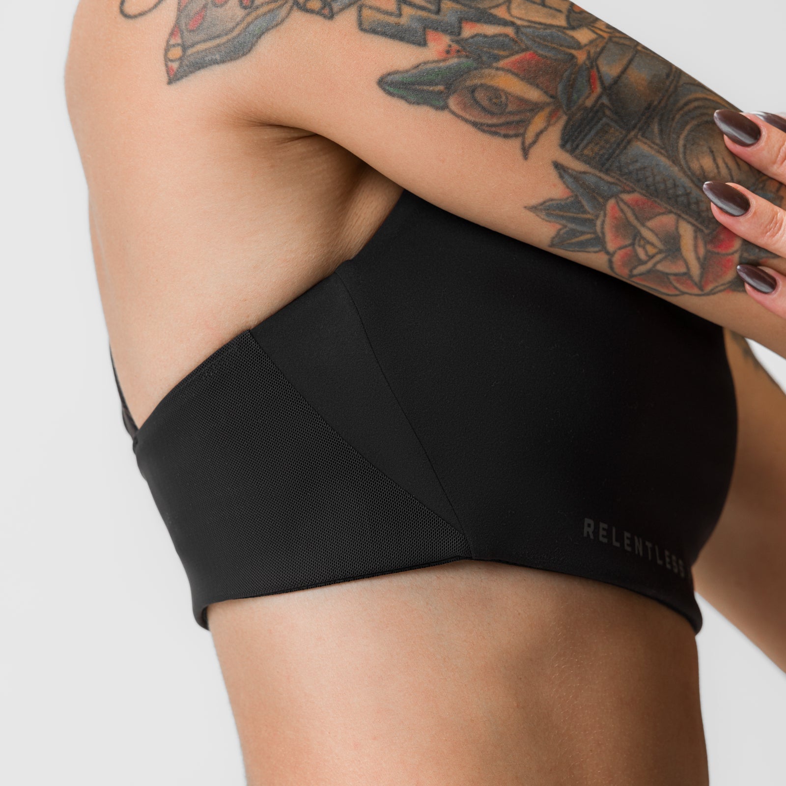 ASRV x Equinox Lycra® Hybrid Sports Bra Black | ASRV Discount