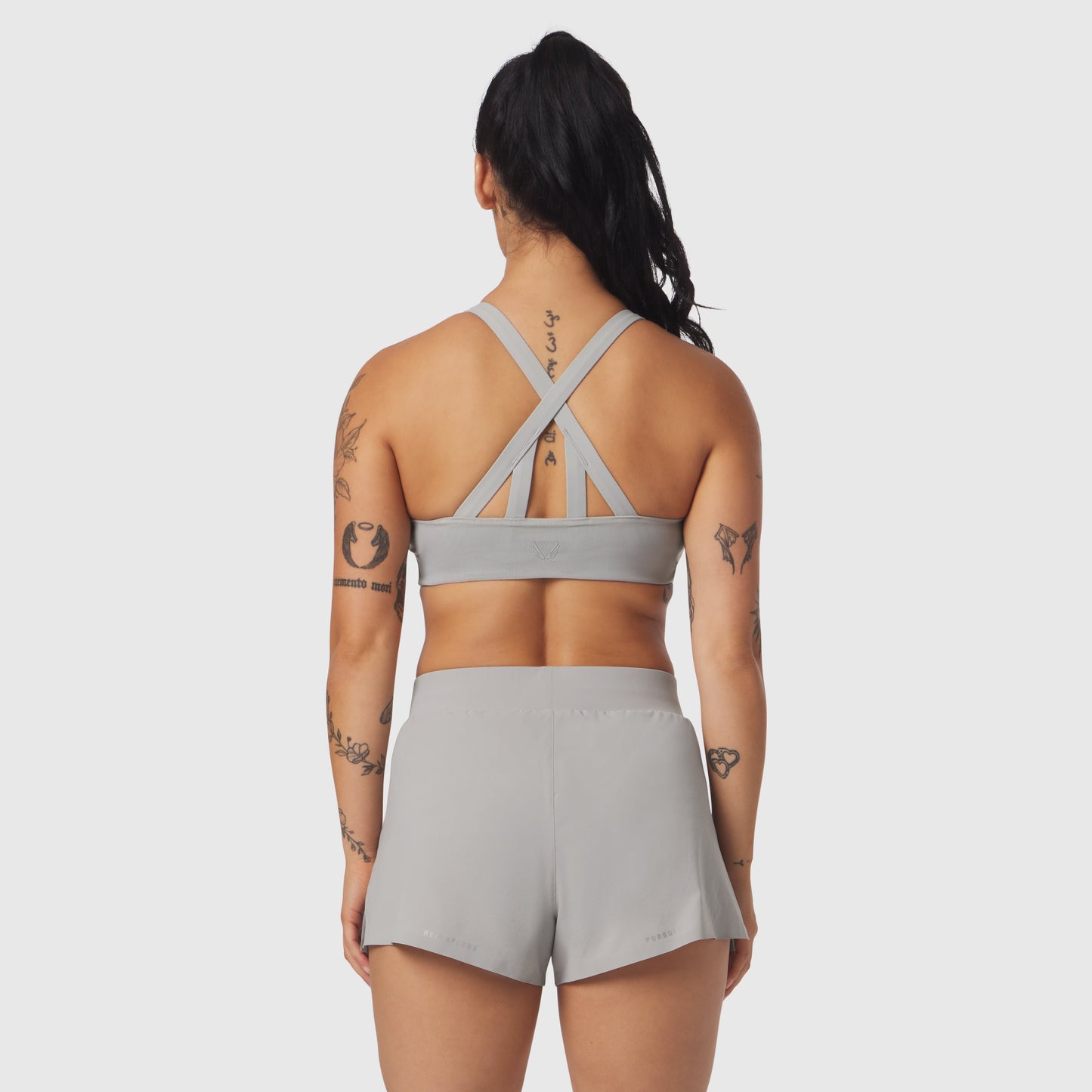 W039. LYCRA® Hybrid Sports Bra Slate Grey | ASRV near me