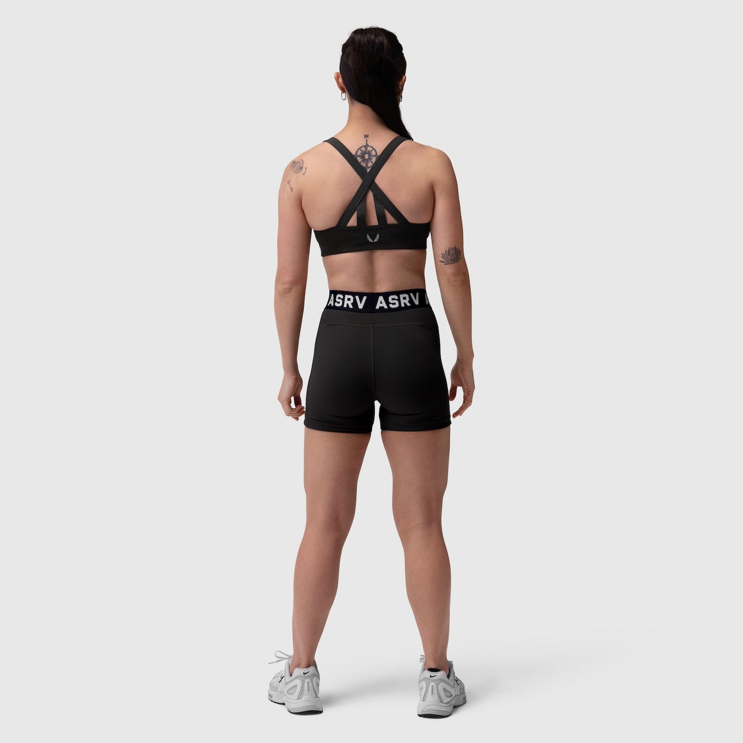 W039. LYCRA® Hybrid Sports Bra Black | ASRV sale