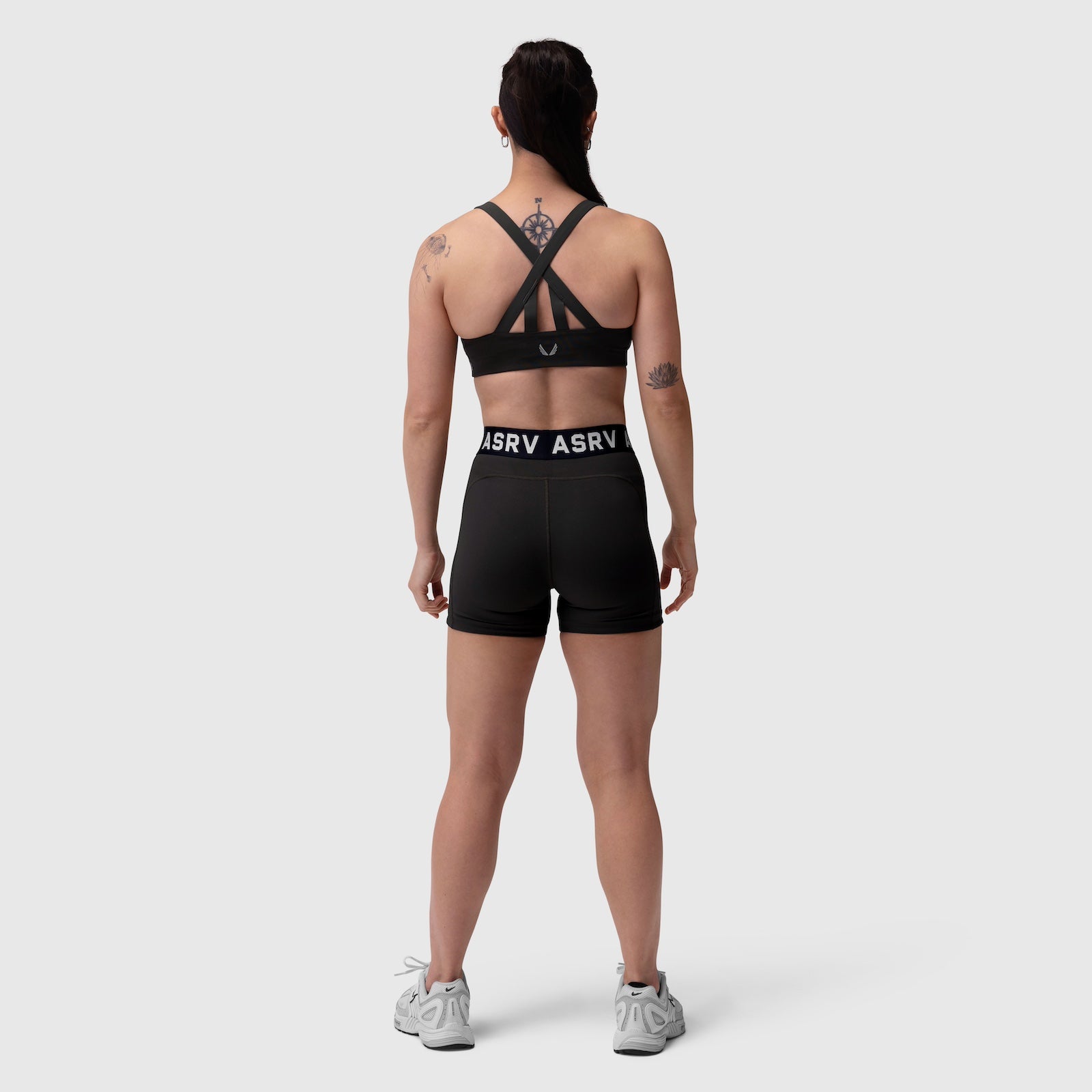 W039. LYCRA® Hybrid Sports Bra Black | ASRV sale