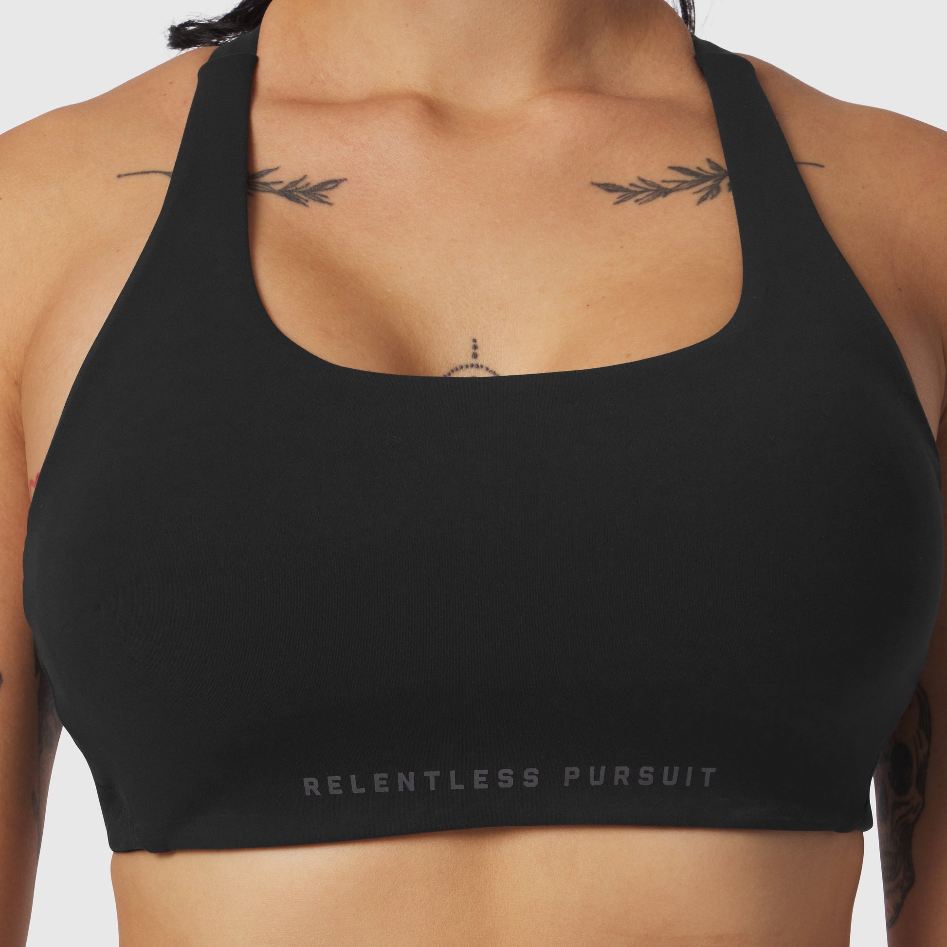 W039. LYCRA® Hybrid Sports Bra Black | ASRV sale