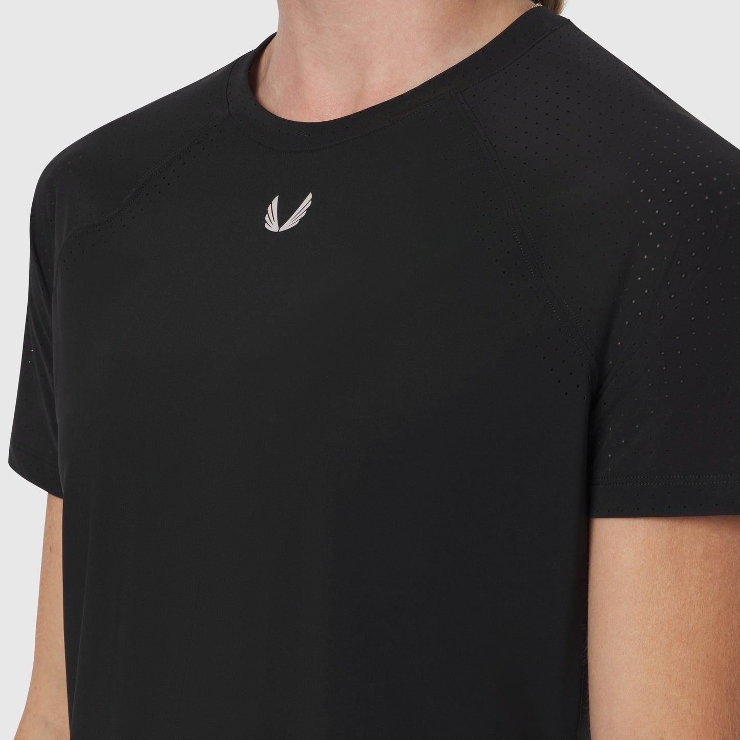 W017. Laser-Vent™ Established Tee Black | ASRV on sale