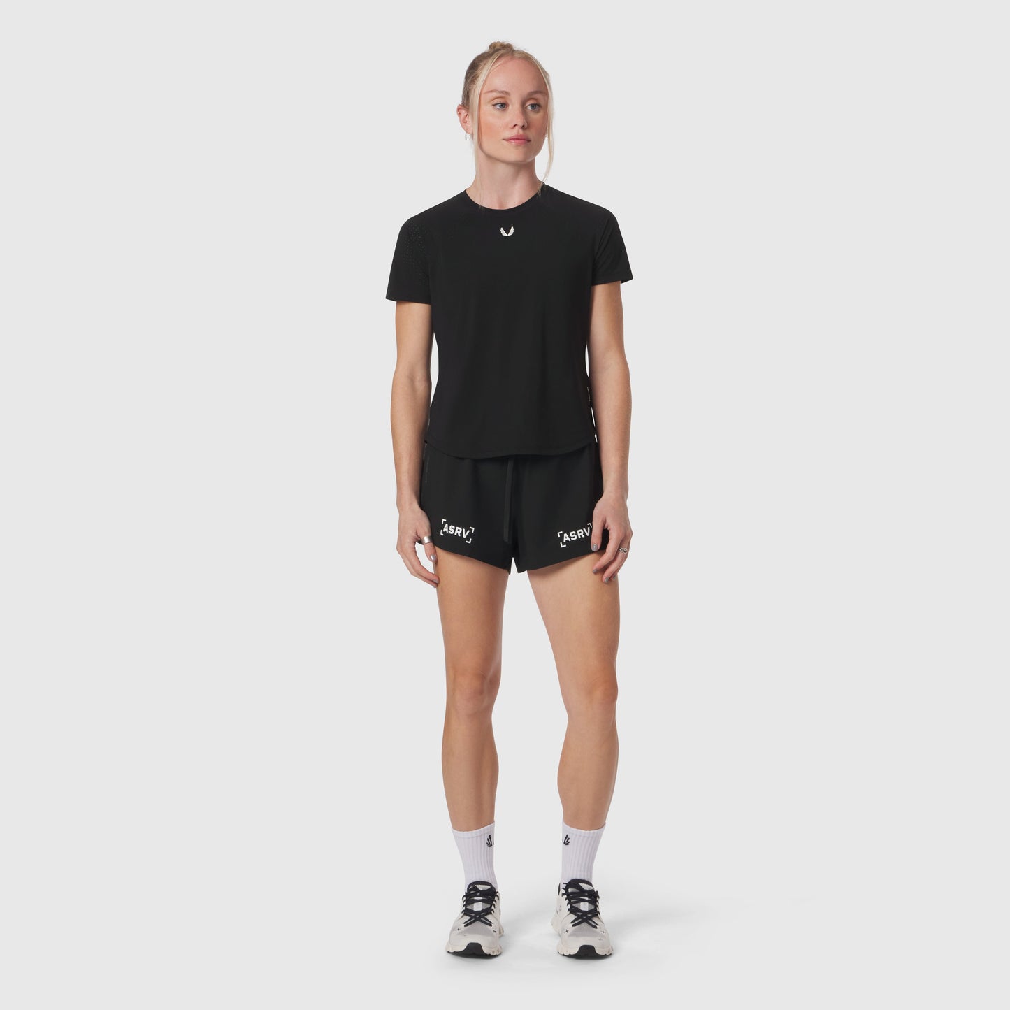 W017. Laser-Vent™ Established Tee Black | ASRV on sale