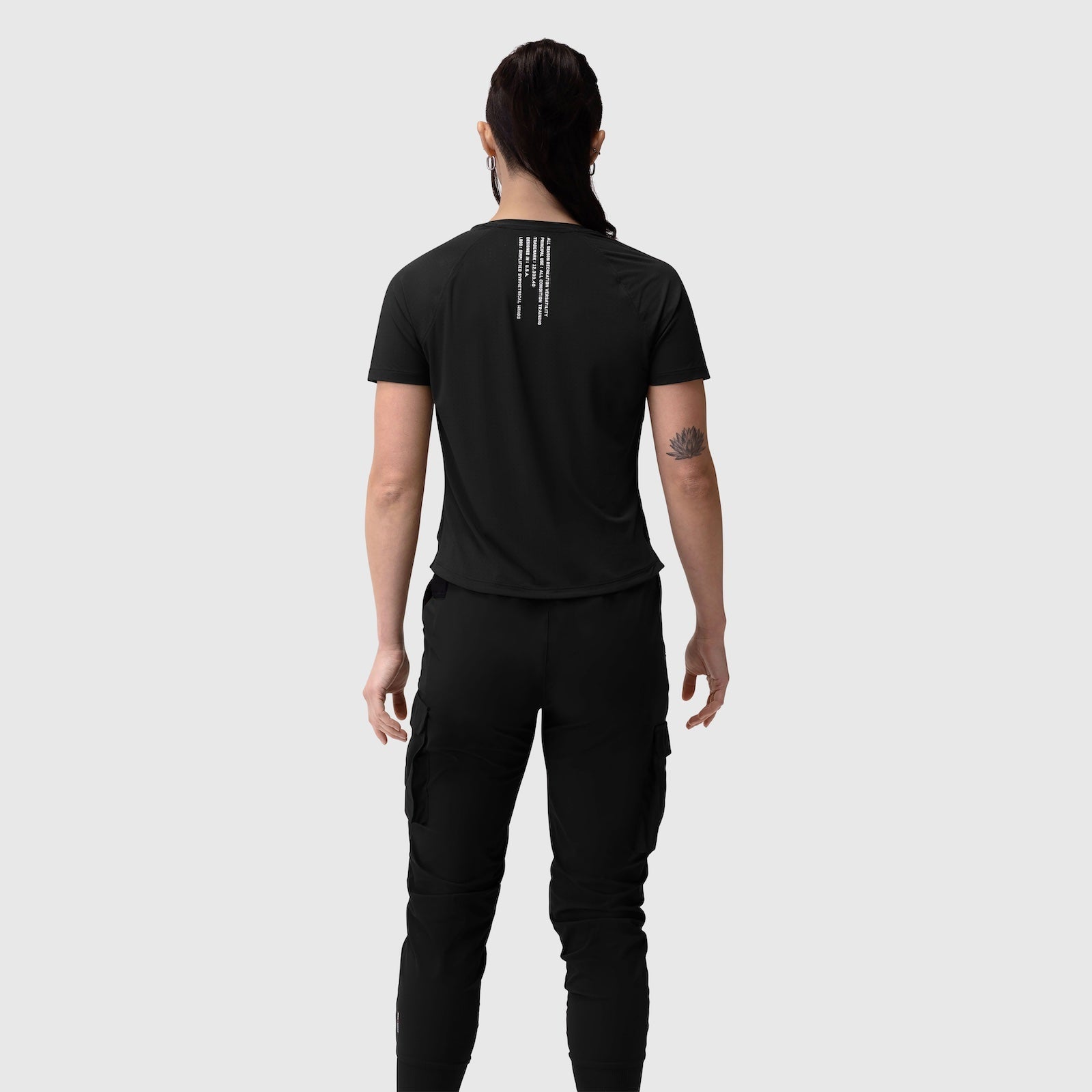 W017. Laser-Vent™ Established Tee Black | ASRV on sale