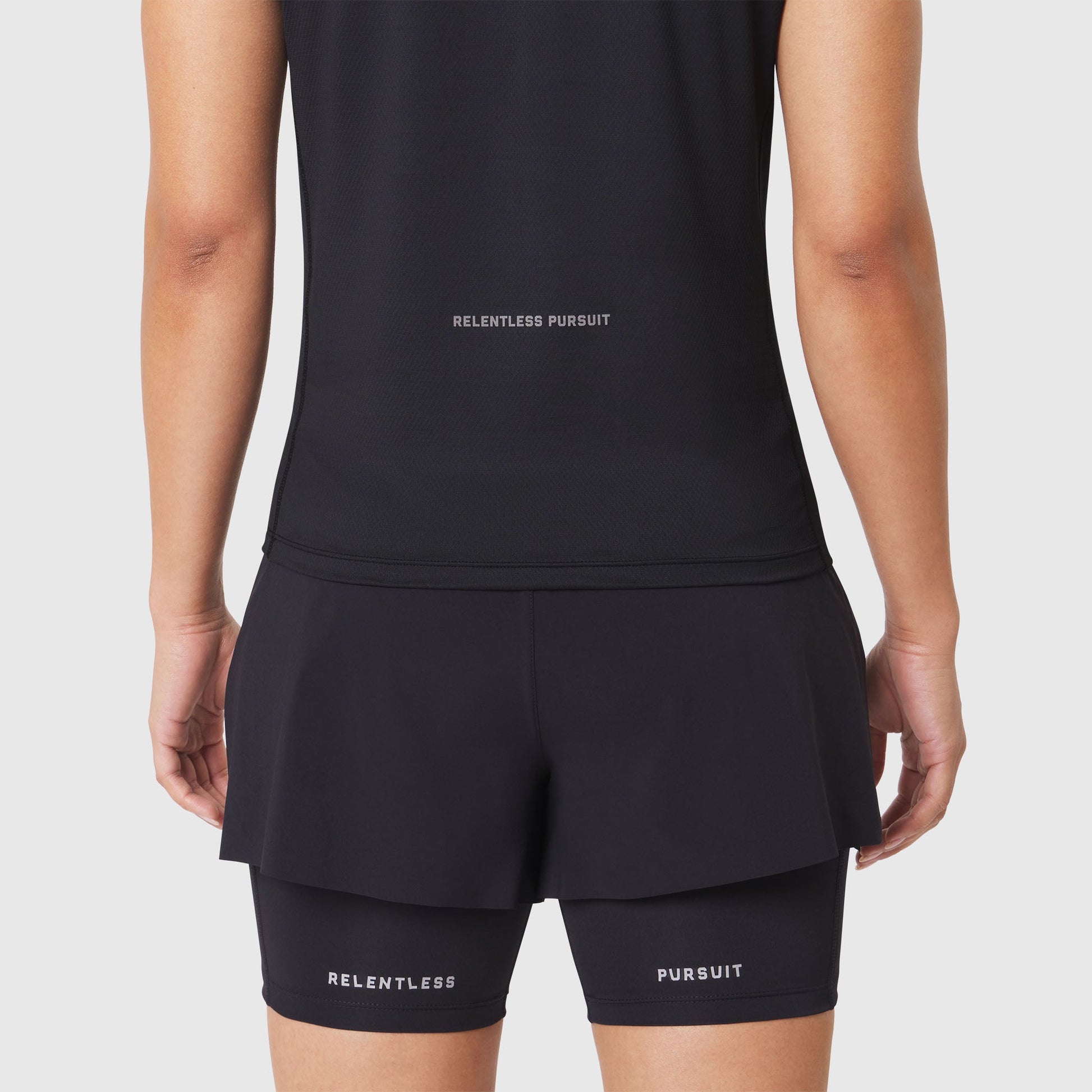 W086. AEROSILVER® UPF50+ Run Tee Black | ASRV discount