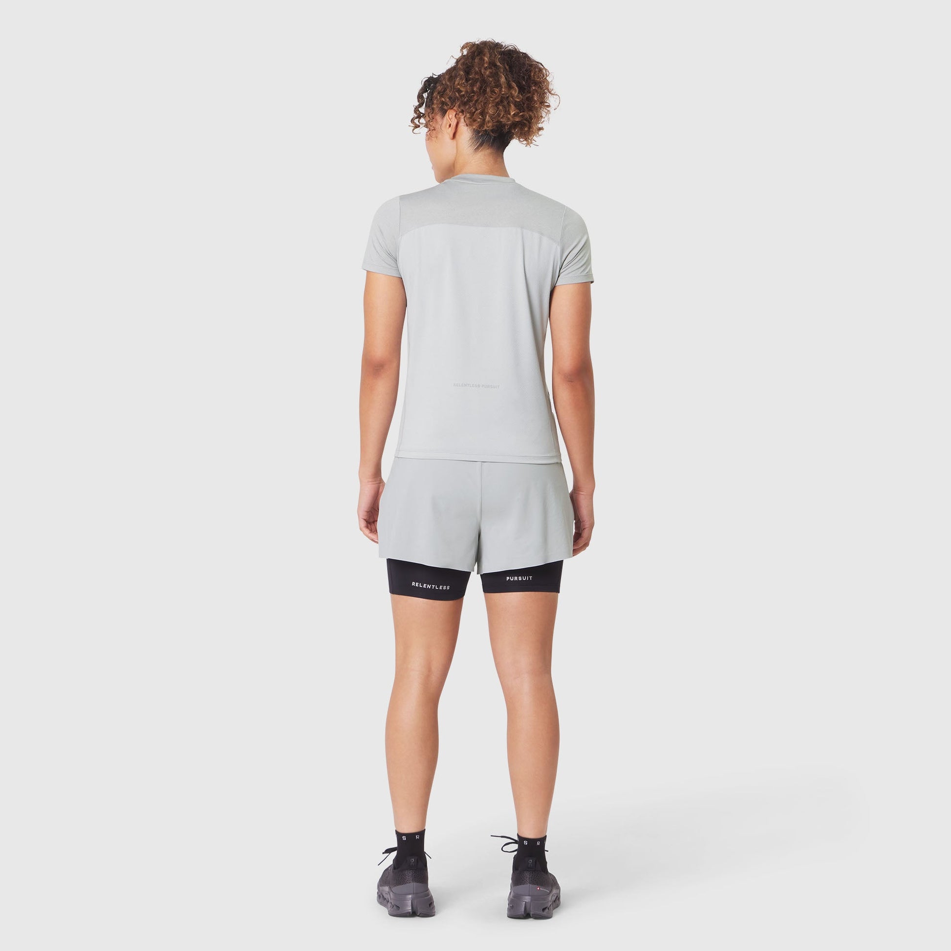 W086. AEROSILVER® UPF50+ Run Tee Slate Grey | ASRV Discount
