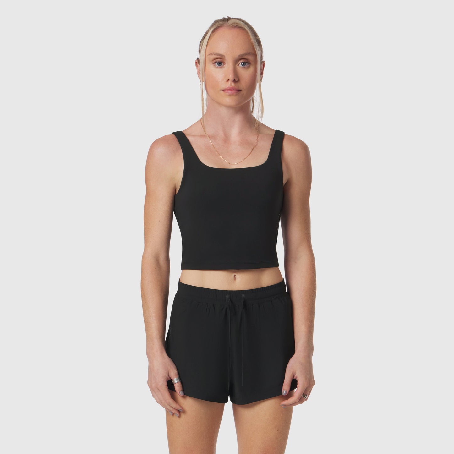 W022. LYCRA® 2-in-1 Tank Top Black | ASRV sale