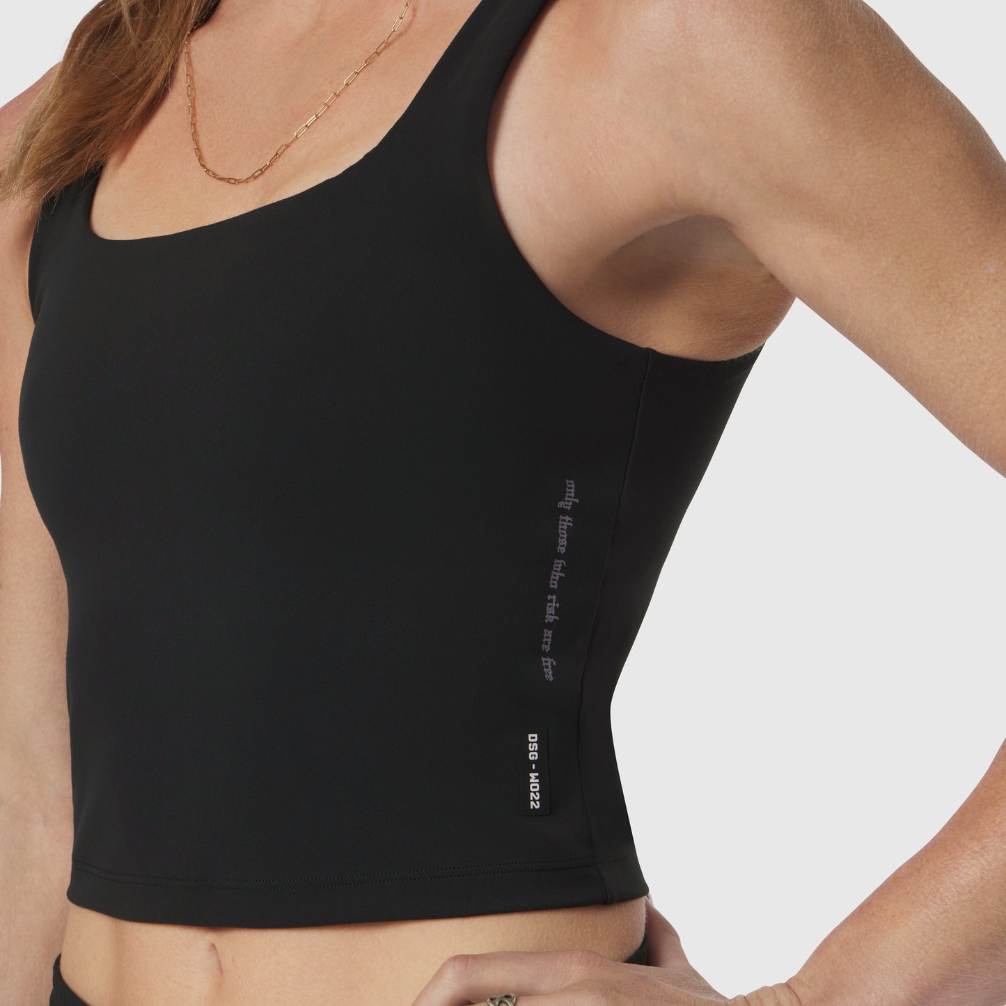 W022. LYCRA® 2-in-1 Tank Top Black | ASRV sale