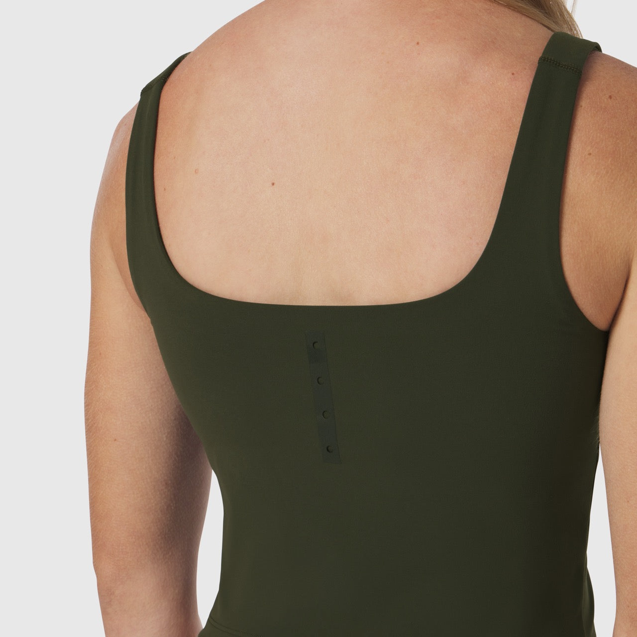 W022. LYCRA® 2-in-1 Tank Top Olive | ASRV on sale