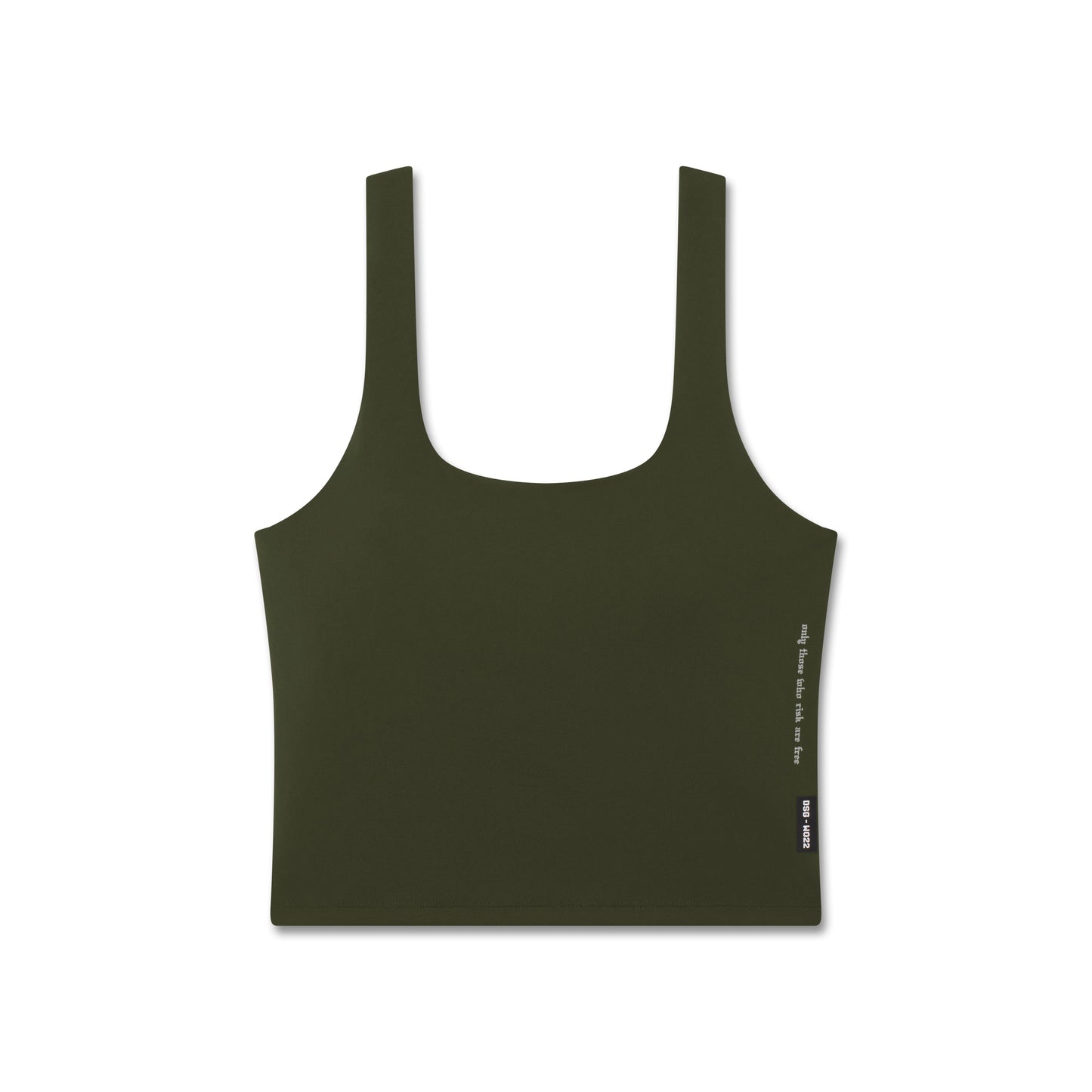 W022. LYCRA® 2-in-1 Tank Top Olive | ASRV on sale
