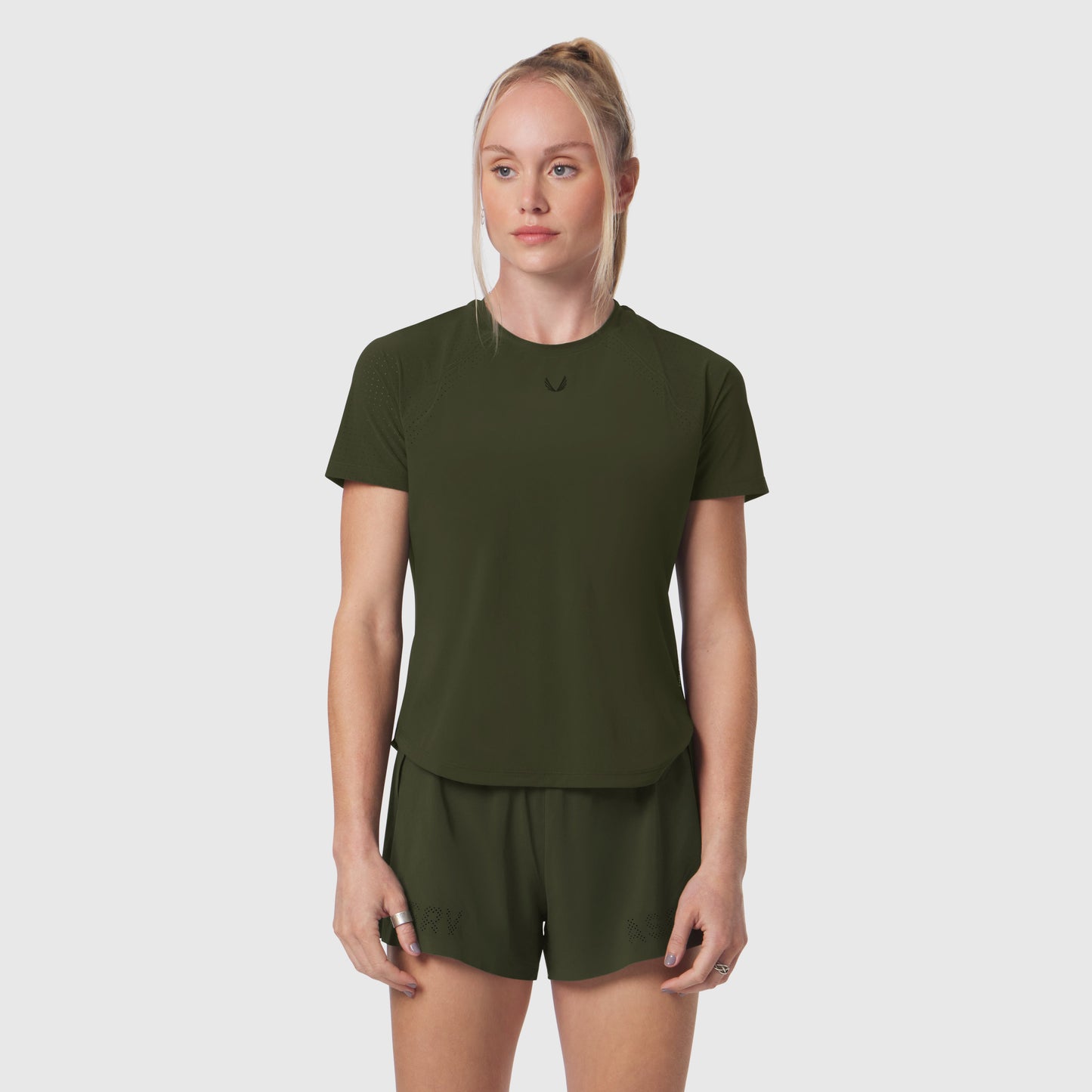 W017. Laser-Vent™ Established Tee Olive | ASRV discount