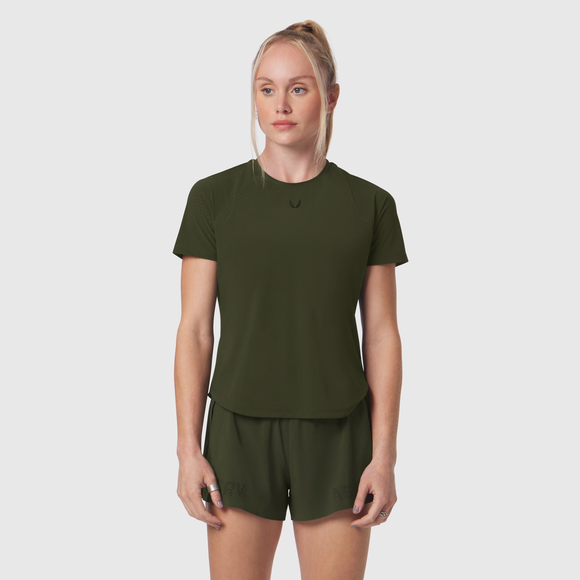 W017. Laser-Vent™ Established Tee Olive | ASRV discount