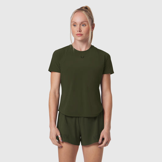 W017. Laser-Vent™ Established Tee Olive | ASRV discount