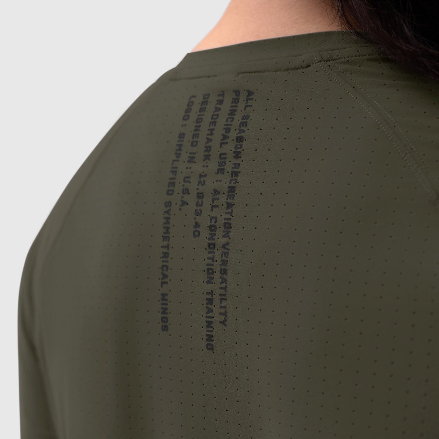 W017. Laser-Vent™ Established Tee Olive | ASRV discount