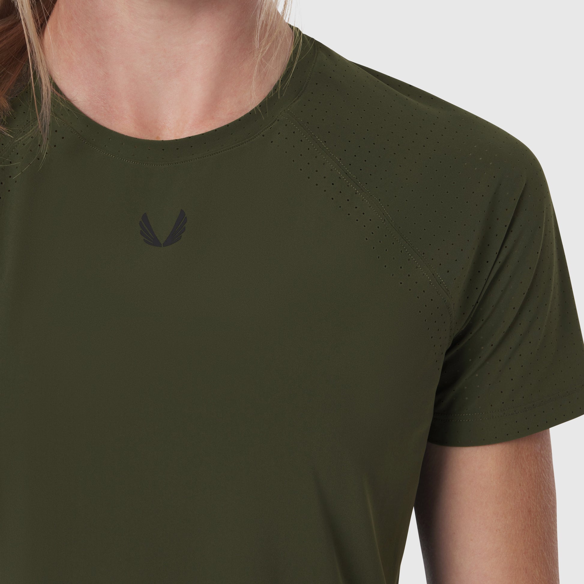 W017. Laser-Vent™ Established Tee Olive | ASRV discount