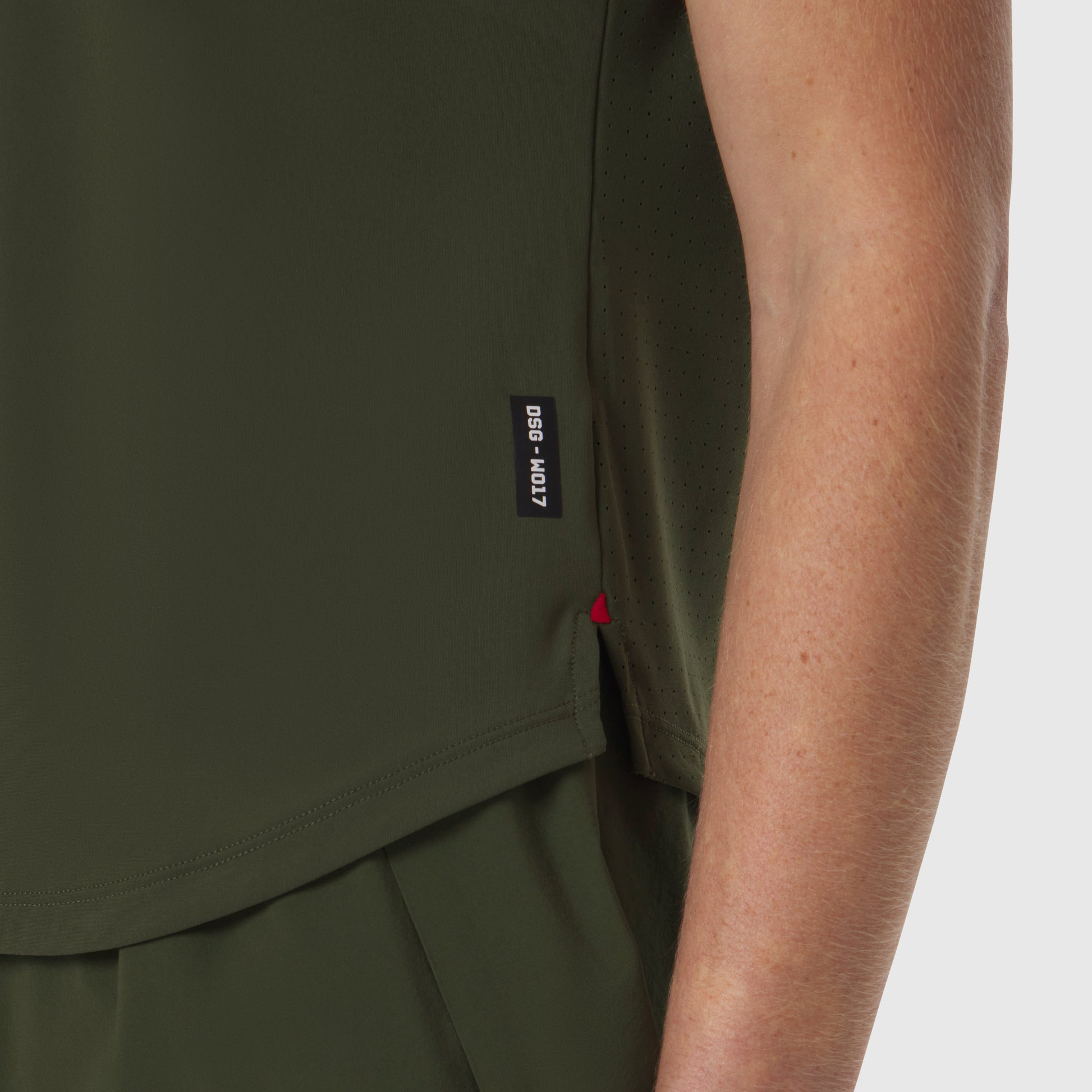 W017. Laser-Vent™ Established Tee Olive | ASRV discount