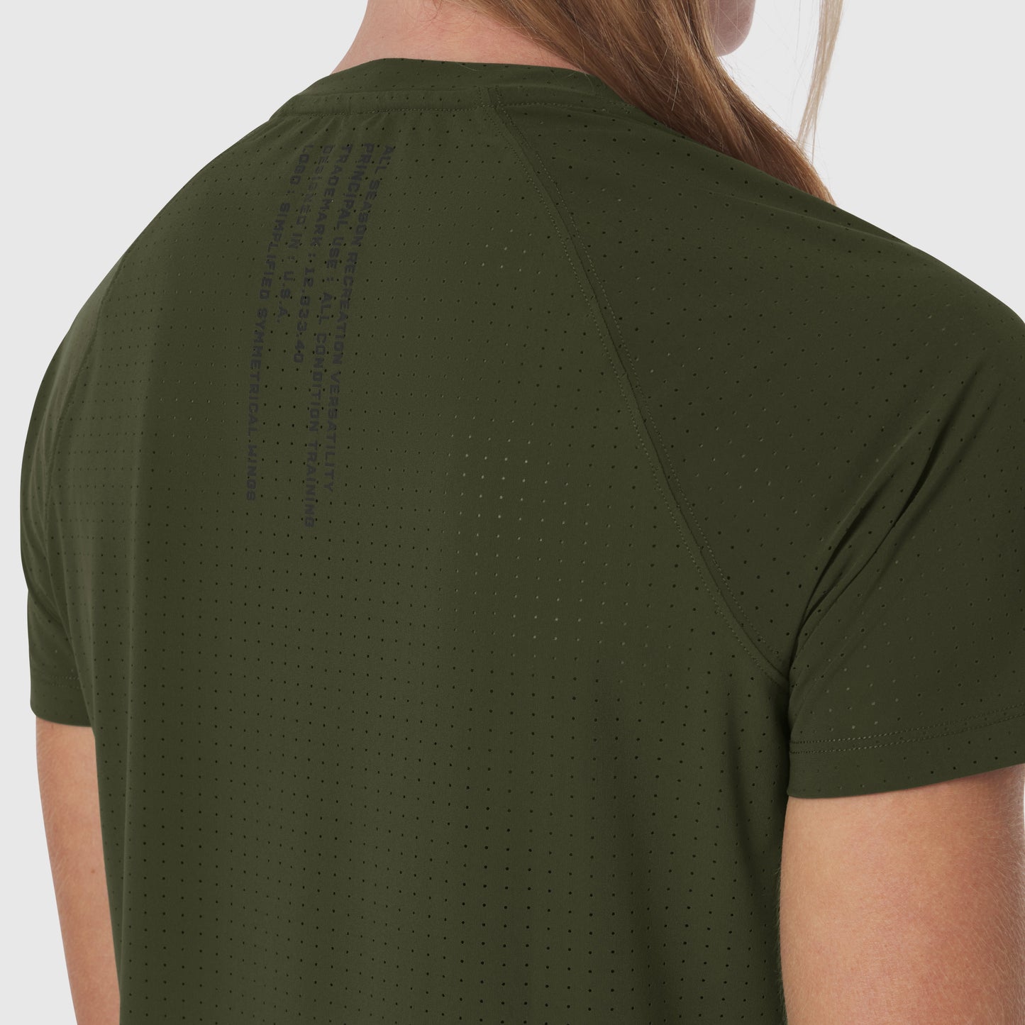W017. Laser-Vent™ Established Tee Olive | ASRV discount