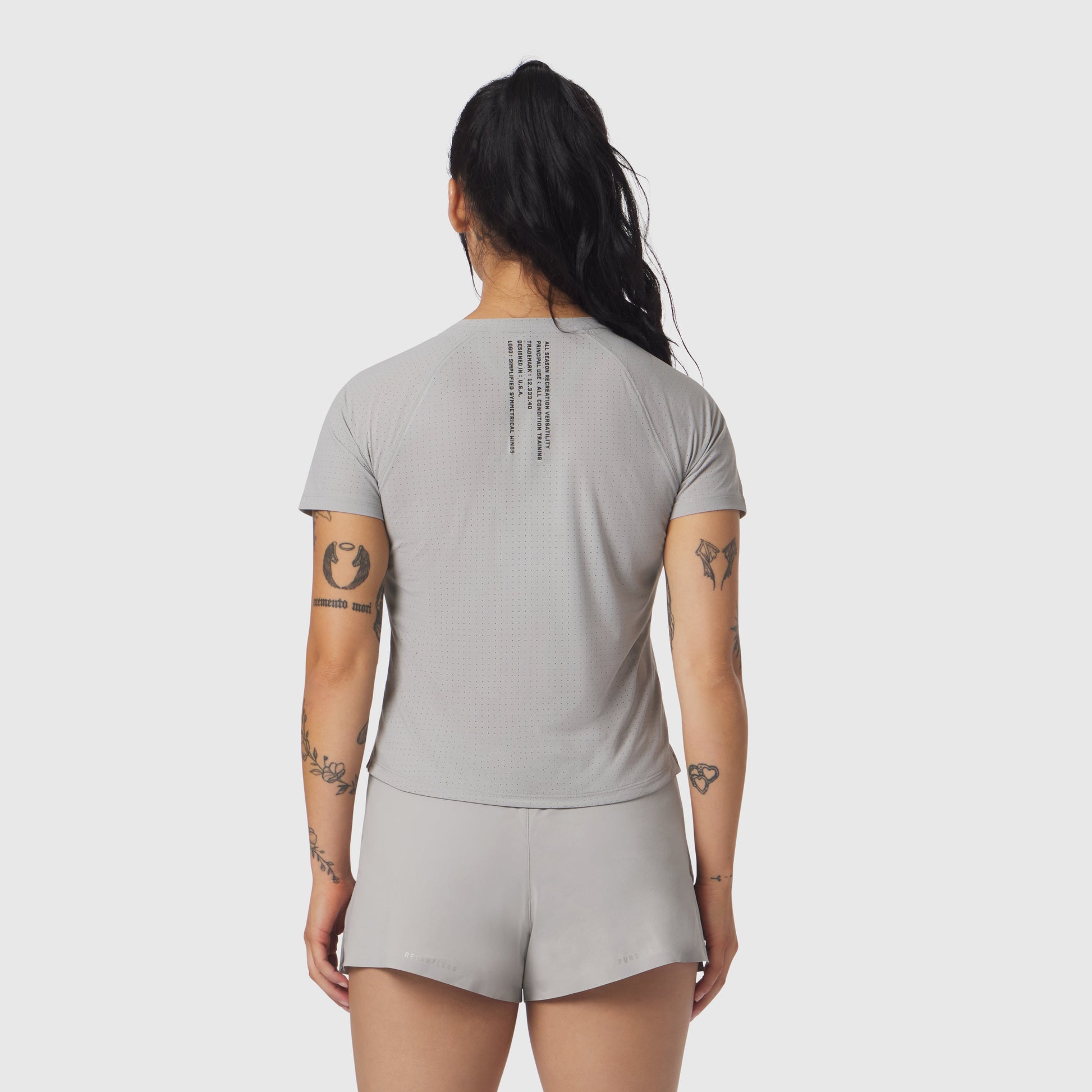 W017. Laser-Vent™ Established Tee Slate Grey | ASRV discount