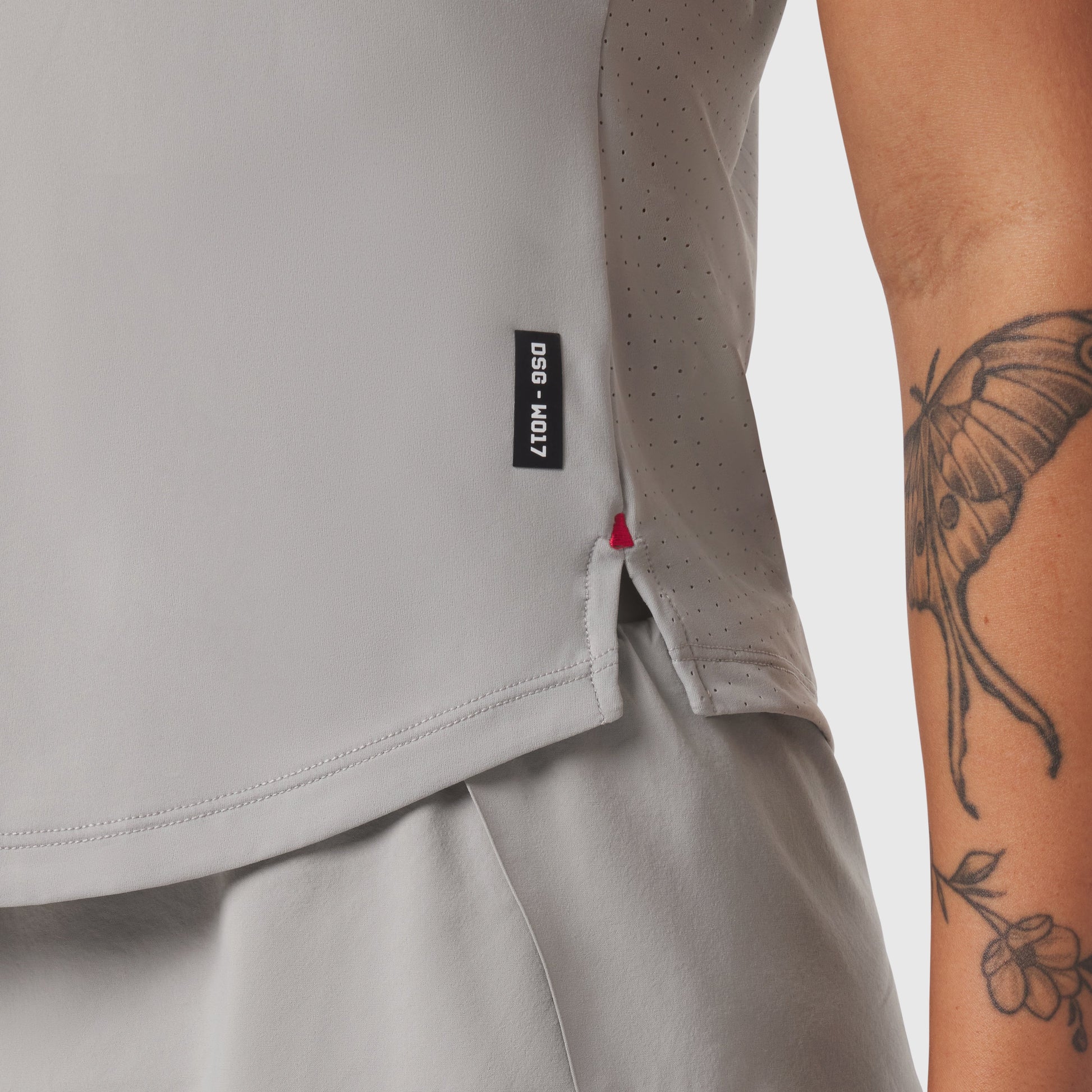 W017. Laser-Vent™ Established Tee Slate Grey | ASRV discount