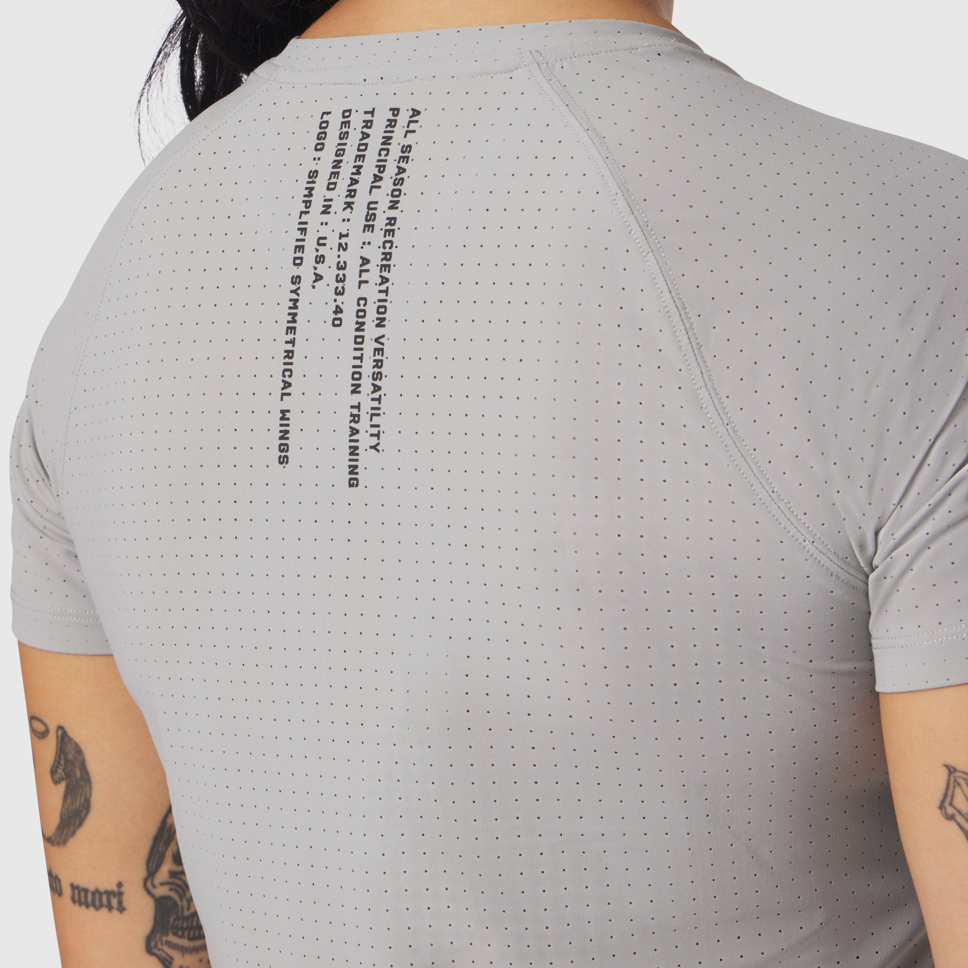 W017. Laser-Vent™ Established Tee Slate Grey | ASRV discount