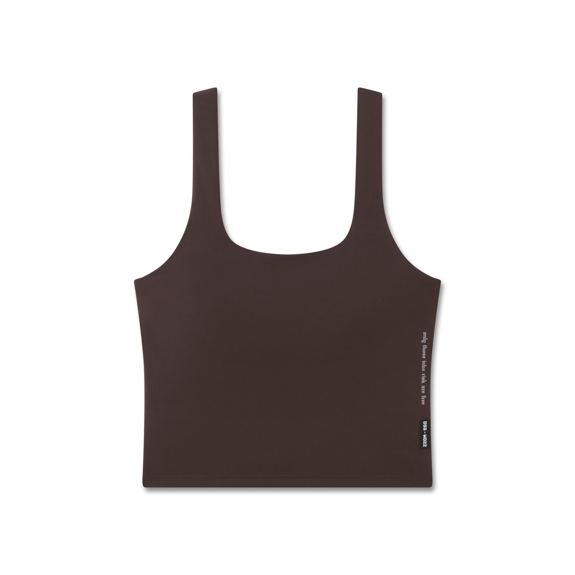 W022. LYCRA® 2-in-1 Tank Top Dark Earth | ASRV Discount