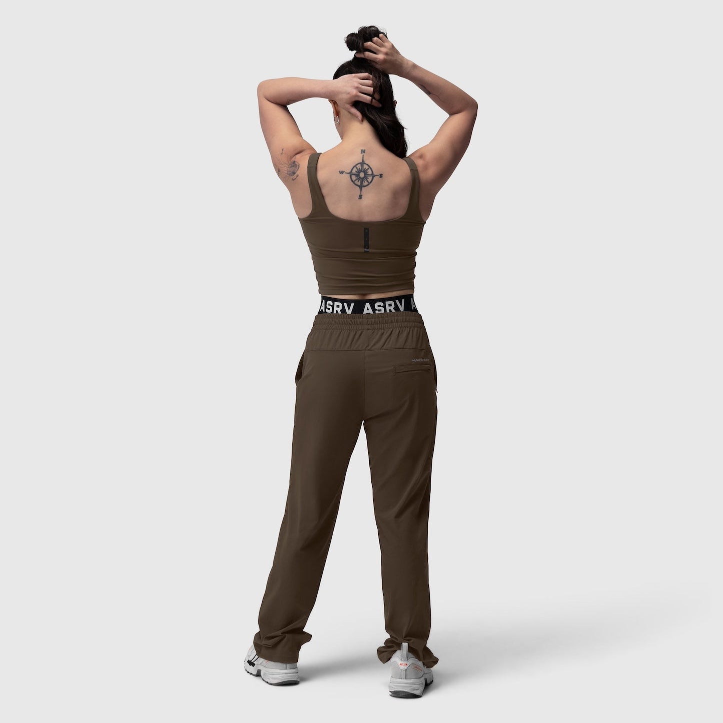 W022. LYCRA® 2-in-1 Tank Top Dark Earth | ASRV Discount