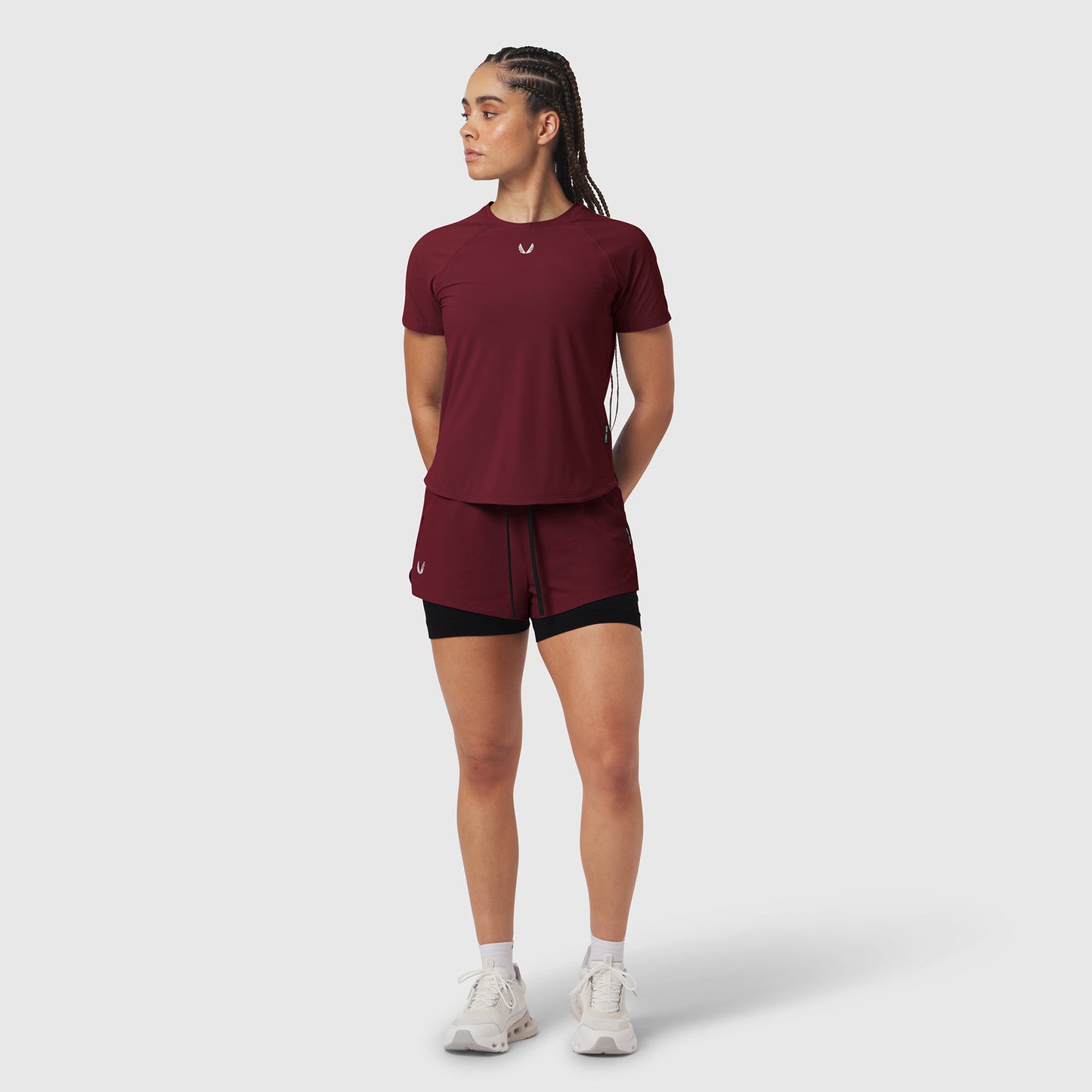 W017. Laser-Vent™ Established Tee Crimson | ASRV near me