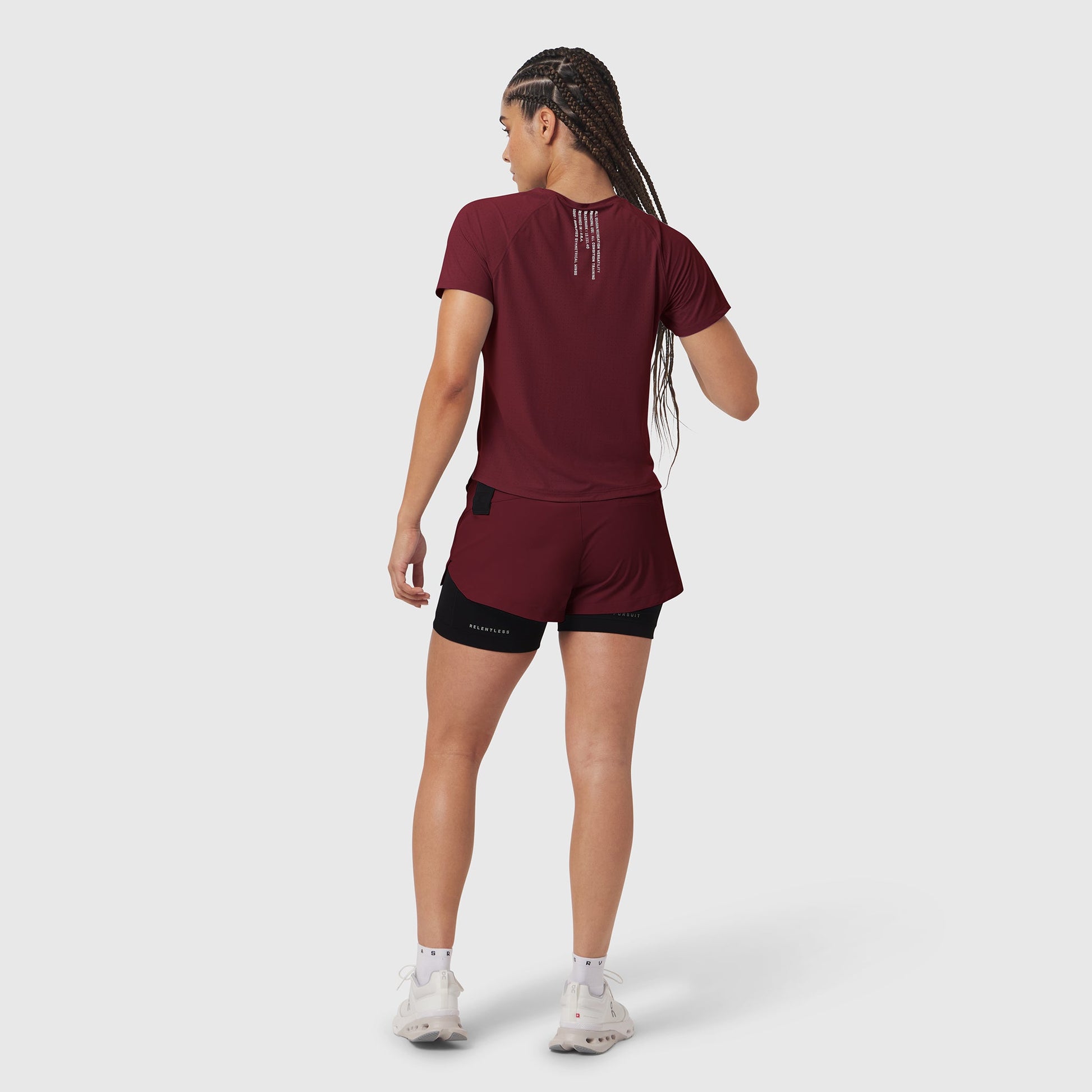 W017. Laser-Vent™ Established Tee Crimson | ASRV near me