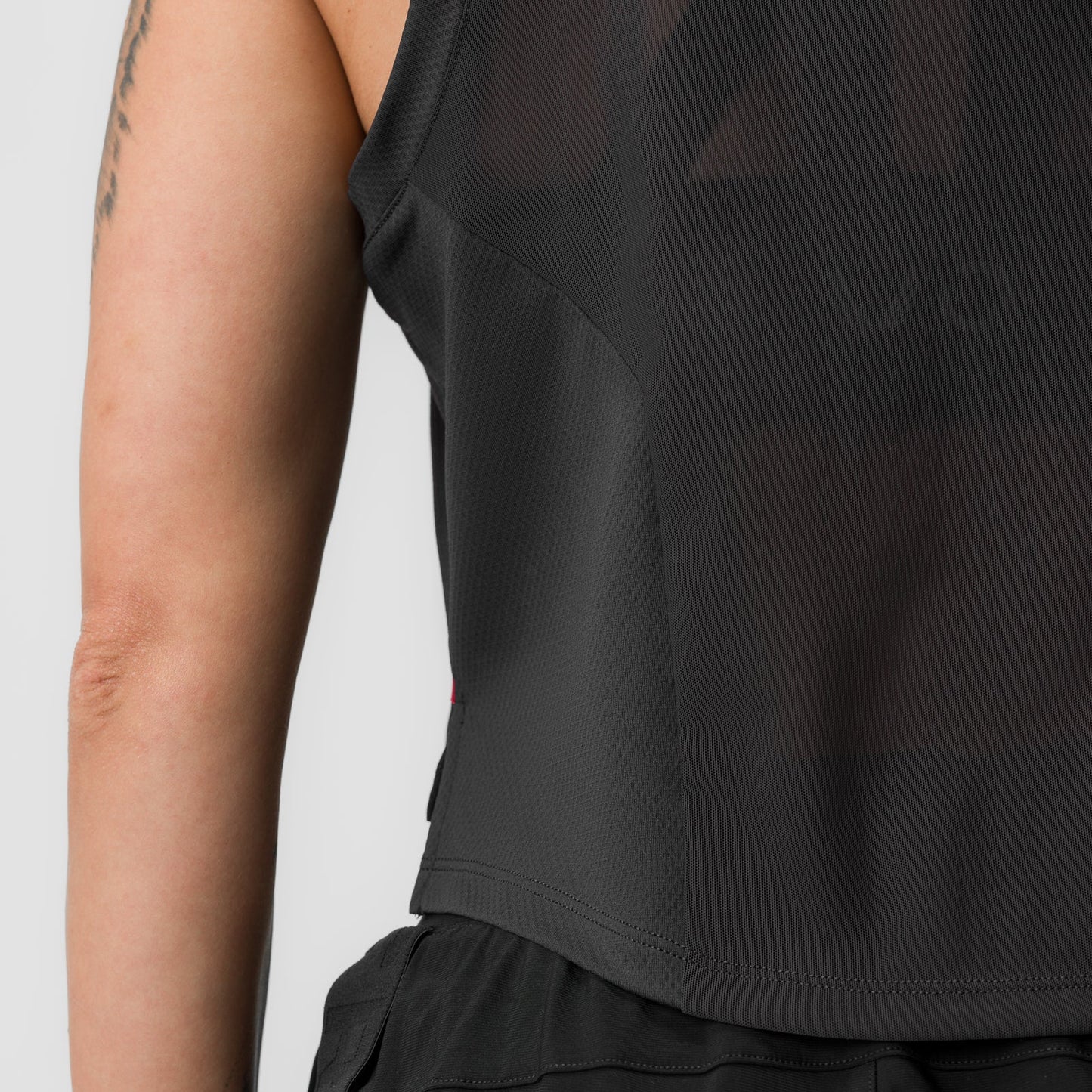 ASRV x Equinox AeroSilver® Cropped Training Tank Black | ASRV on sale