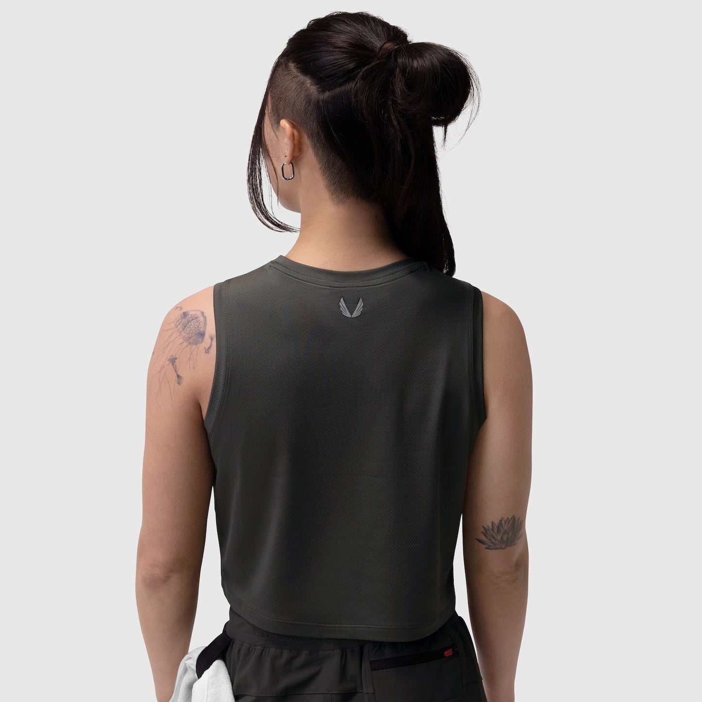 W020. AeroSilver® Tank Top Black "RP" | ASRV Discount
