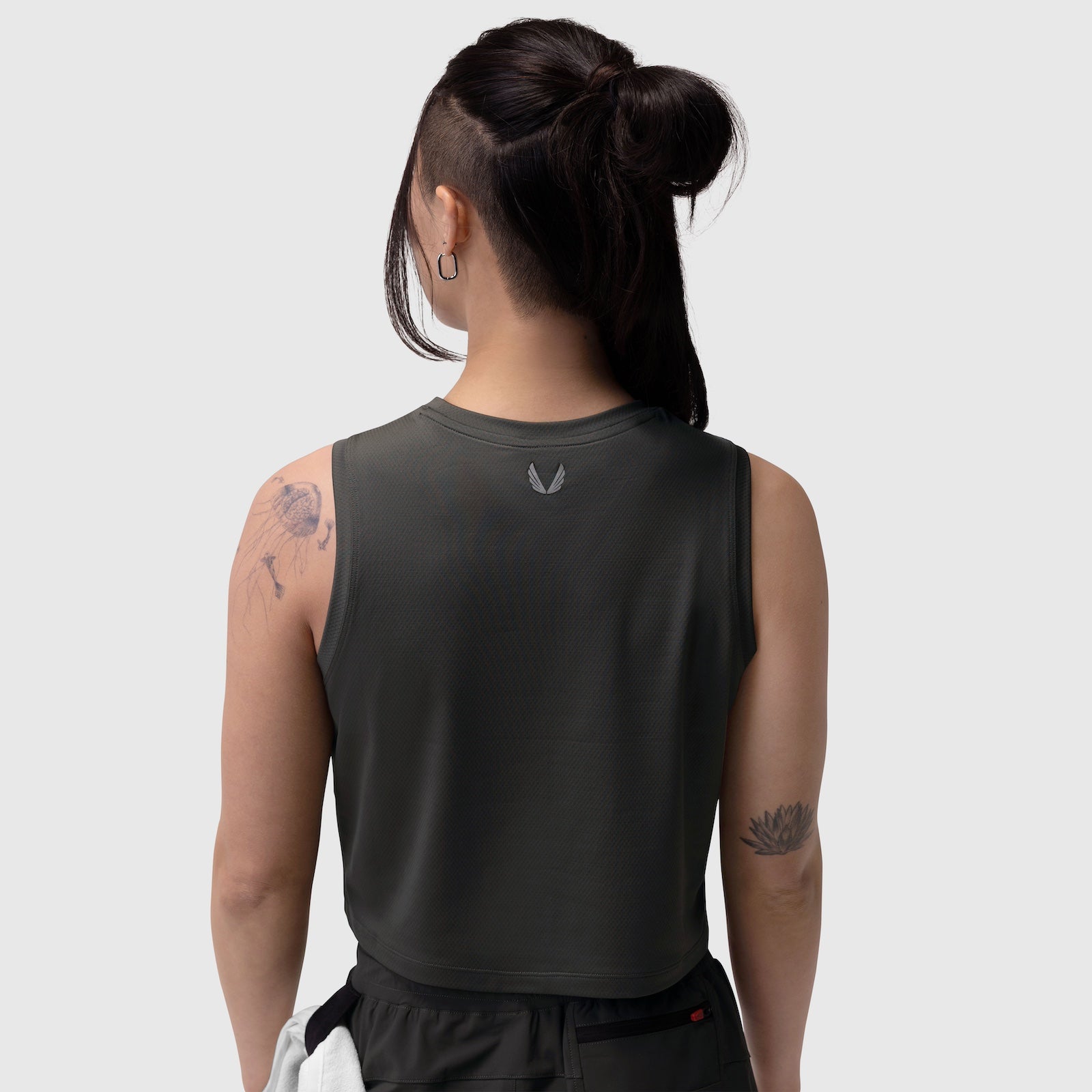 W020. AeroSilver® Tank Top Black "RP" | ASRV Discount