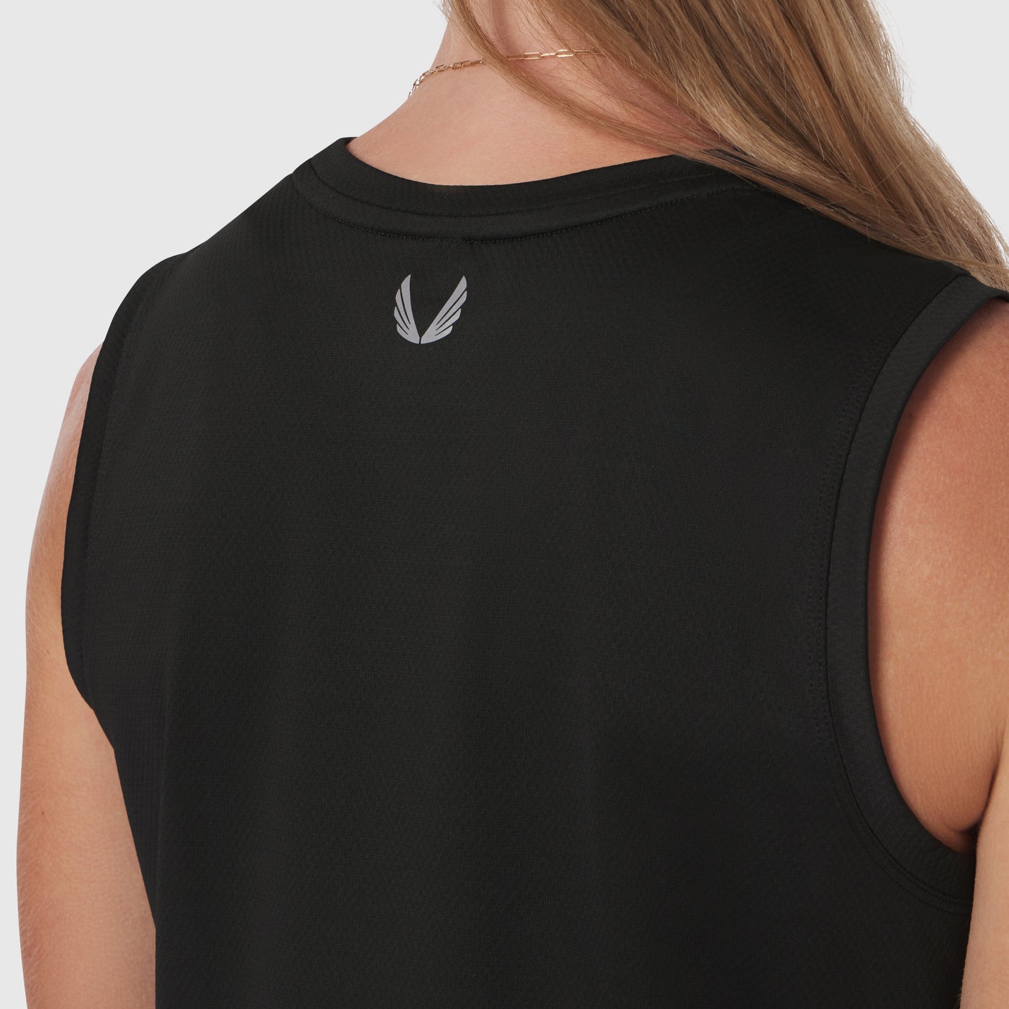 W020. AeroSilver® Tank Top Black "RP" | ASRV Discount