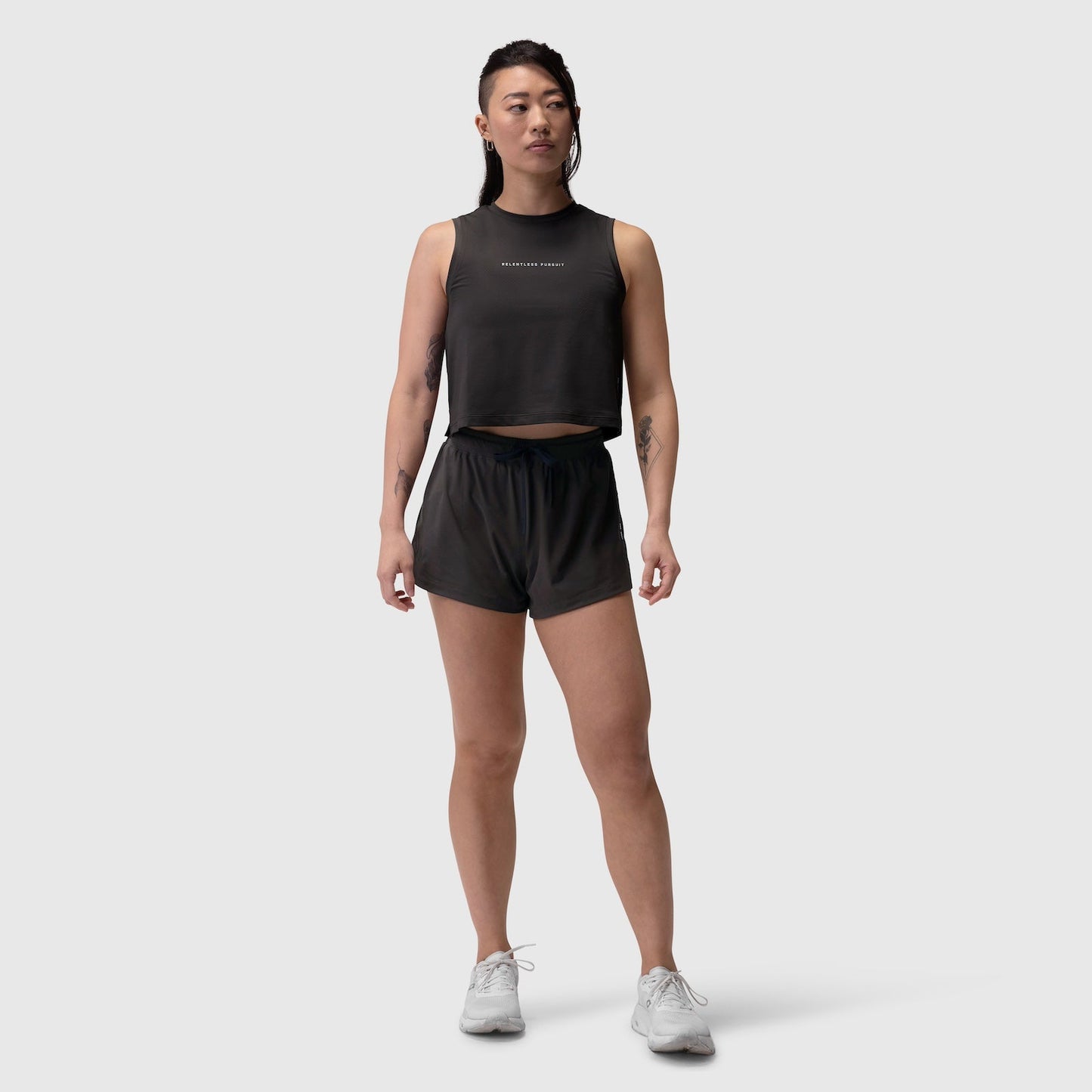 W020. AeroSilver® Tank Top Black "RP" | ASRV Discount
