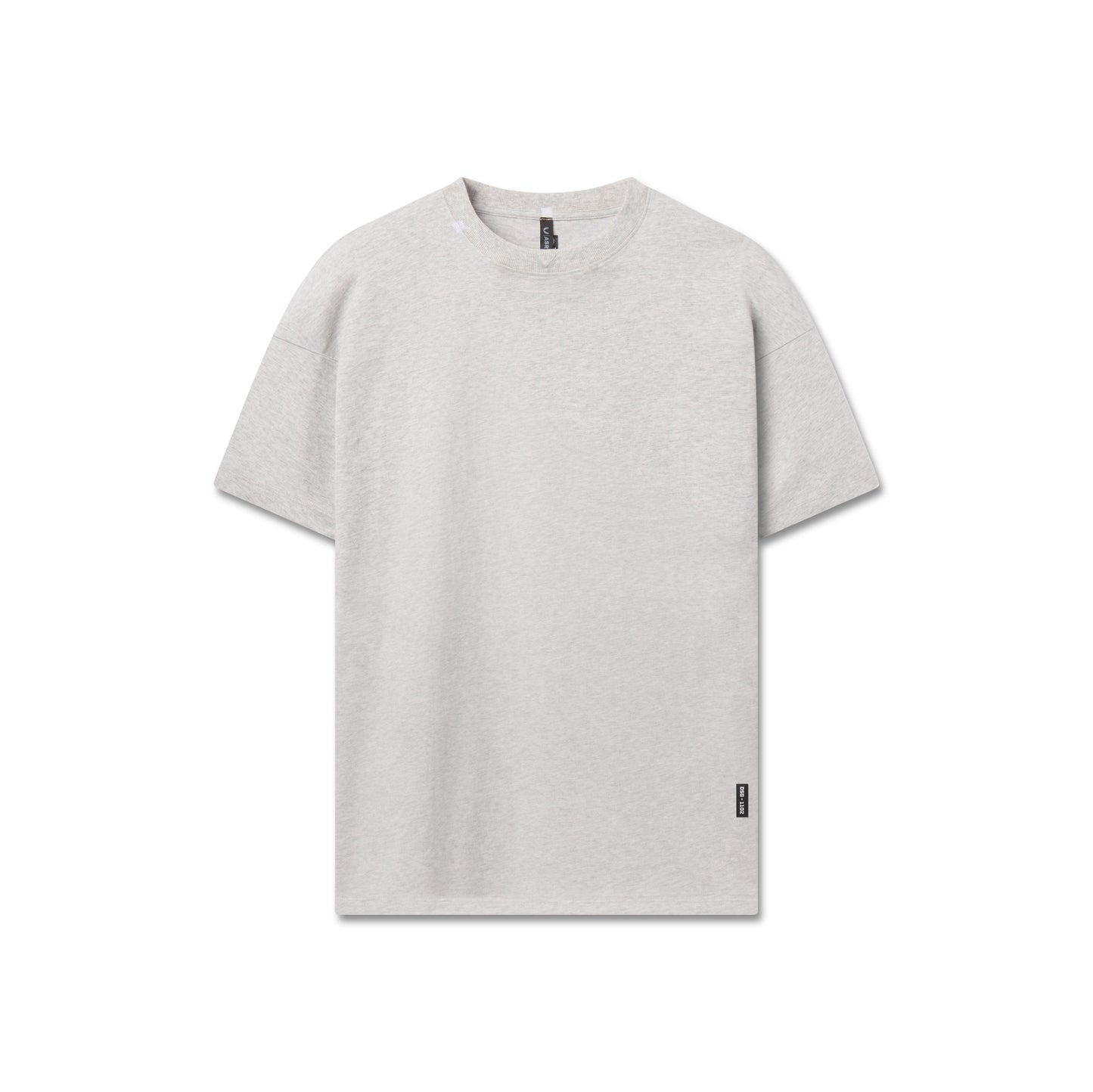 1102. Distressed Relaxed Tee Heather Grey | ASRV US