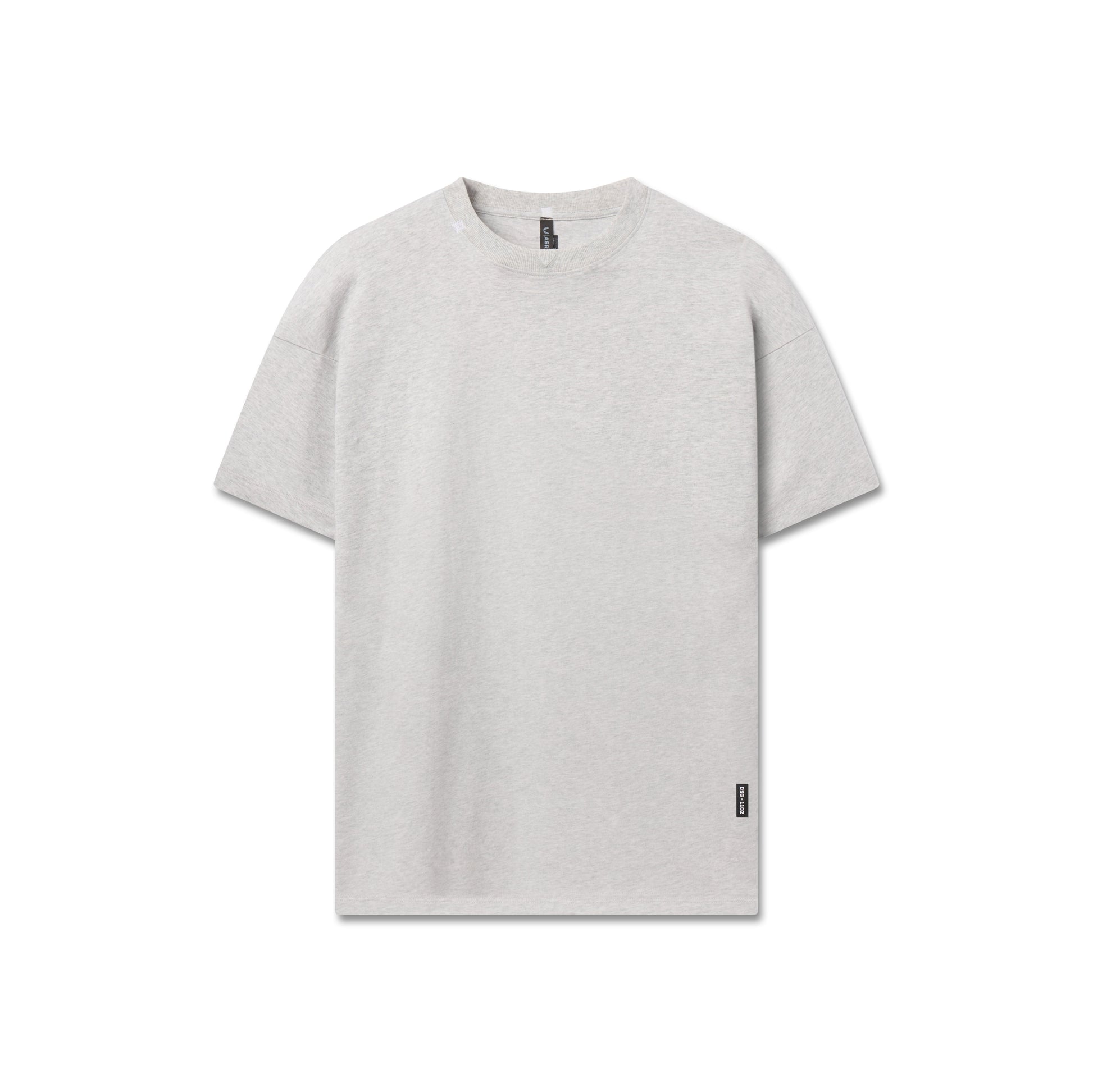 1102. Distressed Relaxed Tee Heather Grey | ASRV US