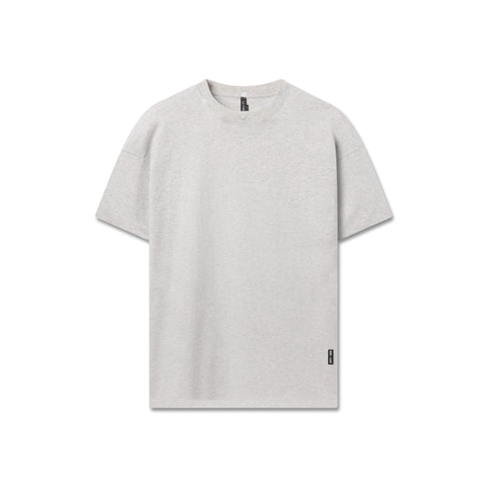 1102. Distressed Relaxed Tee Heather Grey | ASRV US