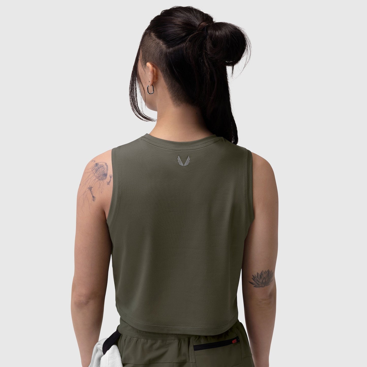 W020. AeroSilver® Tank Top Olive "RP" | ASRV discount