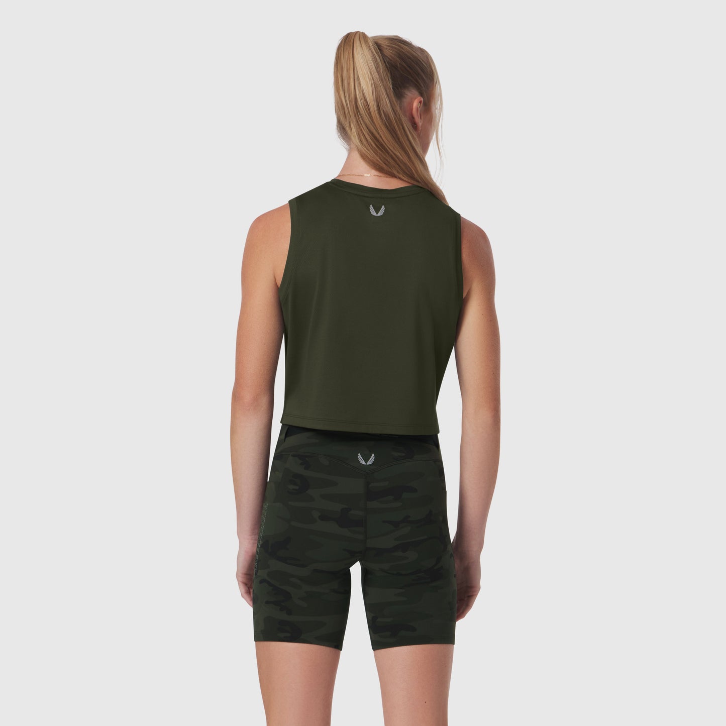 W020. AeroSilver® Tank Top Olive "RP" | ASRV discount
