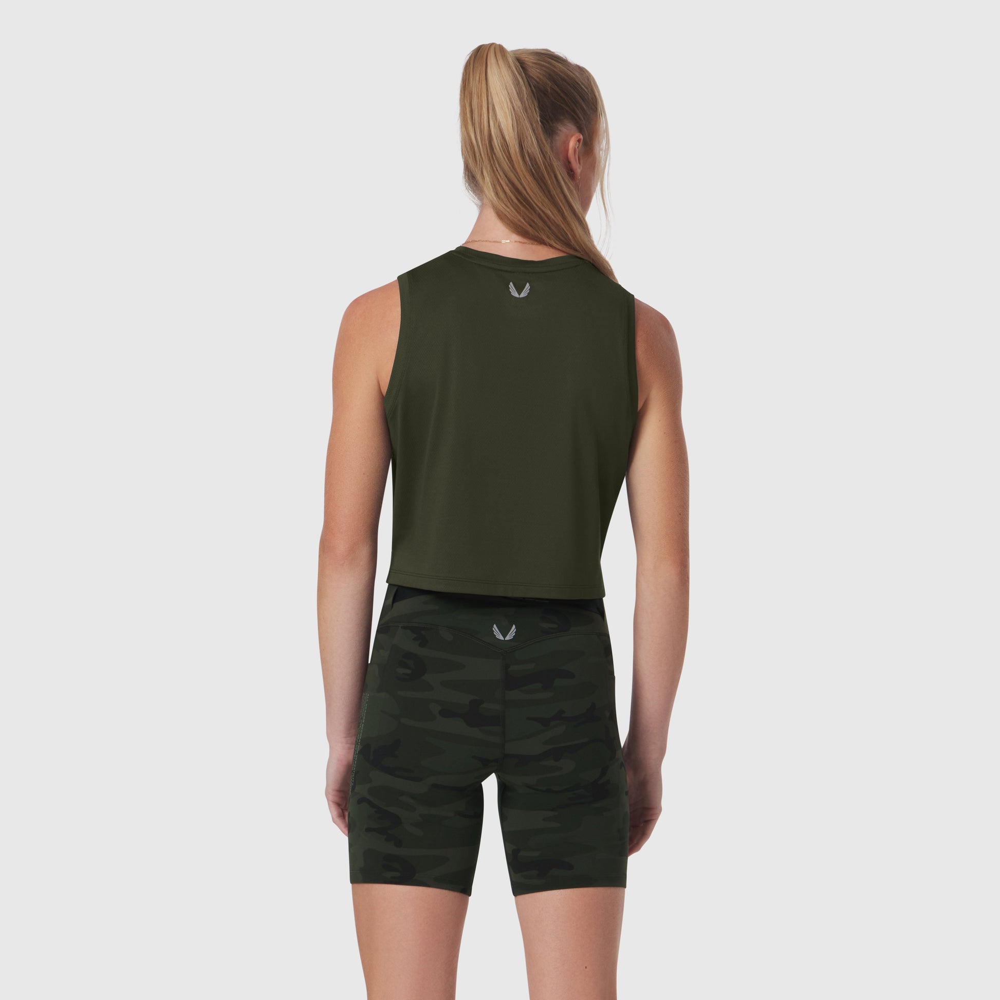 W020. AeroSilver® Tank Top Olive "RP" | ASRV discount