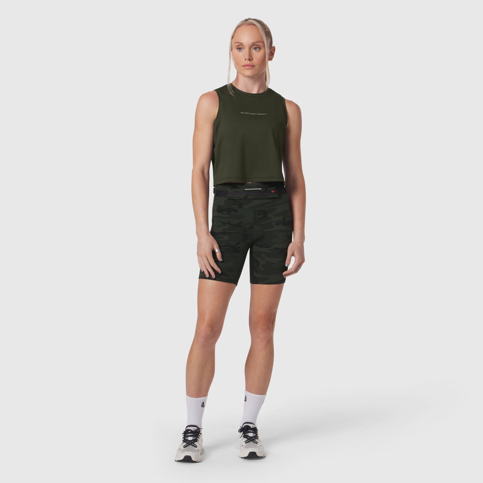 W020. AeroSilver® Tank Top Olive "RP" | ASRV discount