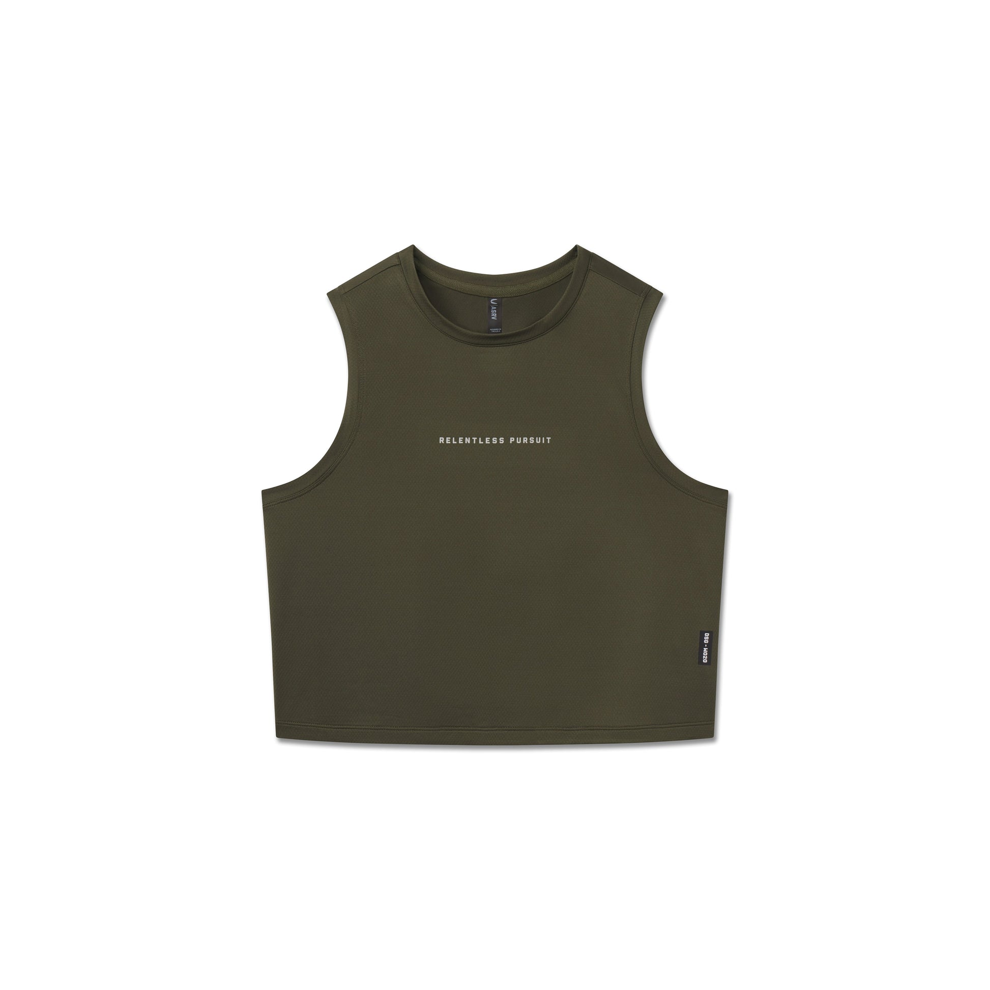 W020. AeroSilver® Tank Top Olive "RP" | ASRV discount
