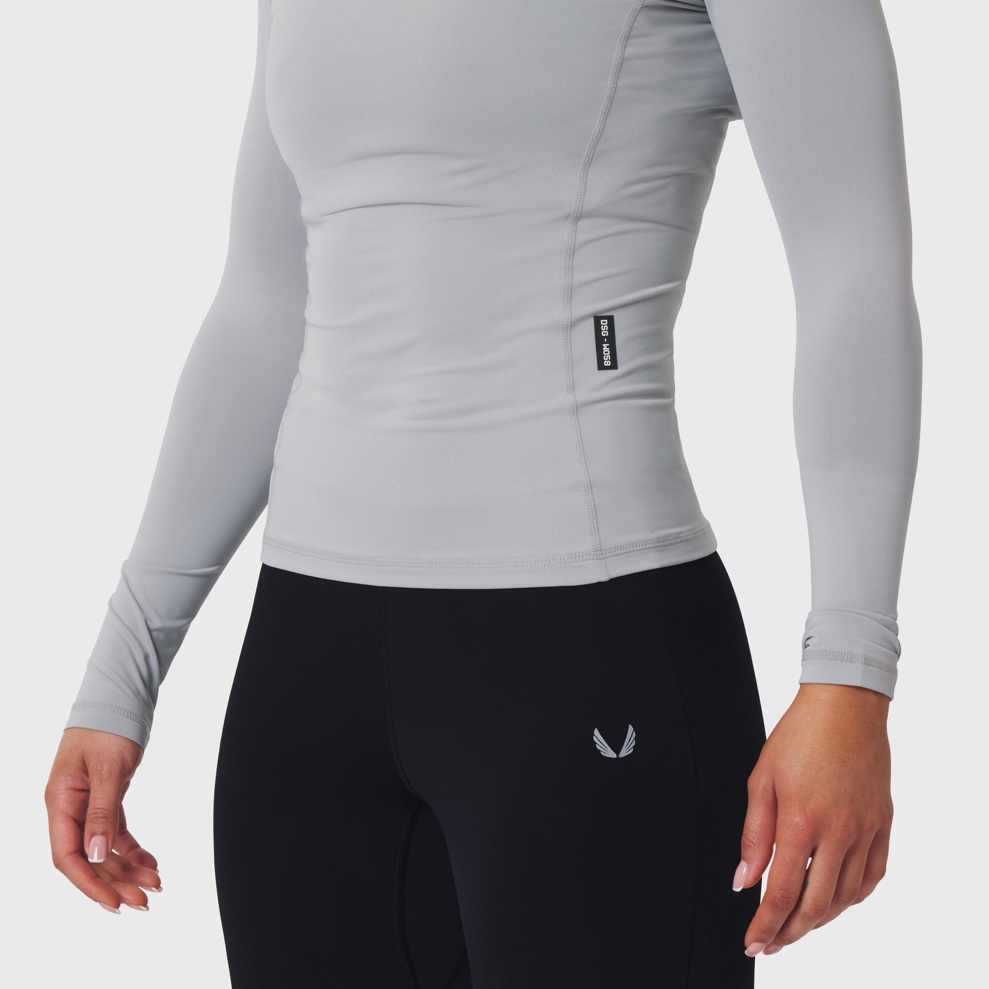 W058. LYCRA® ADAPTIV Baselayer Longsleeve Slate Grey | ASRV Discount