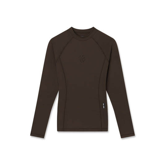 W058. LYCRA® ADAPTIV Baselayer Longsleeve Dark Earth | ASRV sale