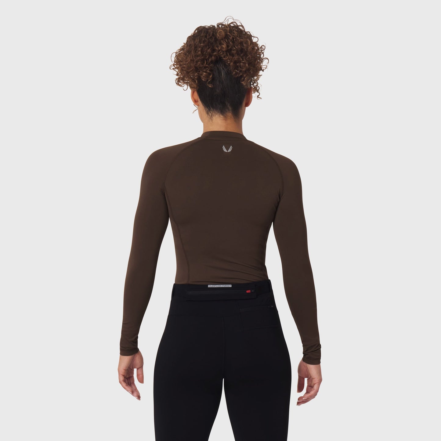 W058. LYCRA® ADAPTIV Baselayer Longsleeve Dark Earth | ASRV sale