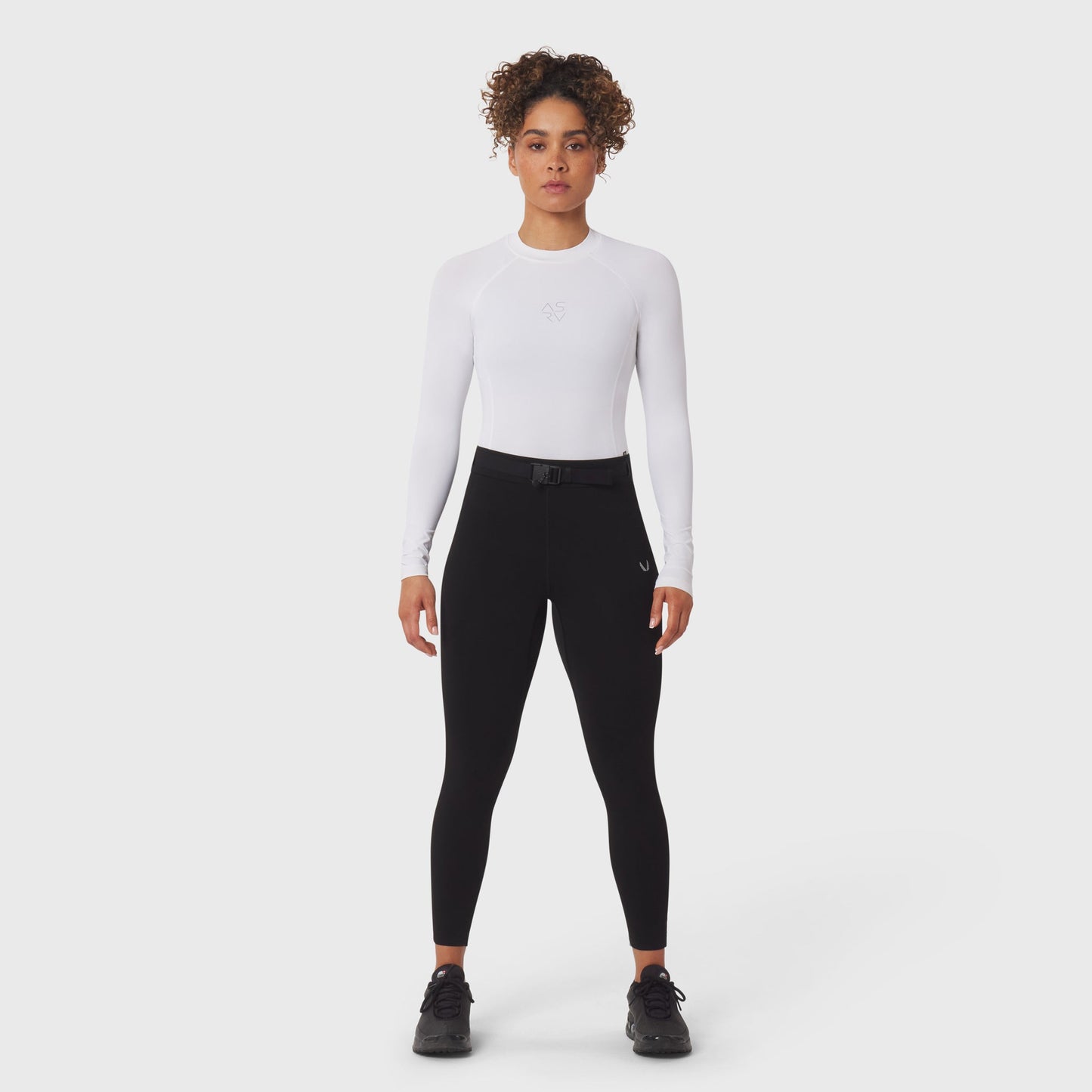 W058. LYCRA® ADAPTIV Baselayer Longsleeve White | ASRV on sale