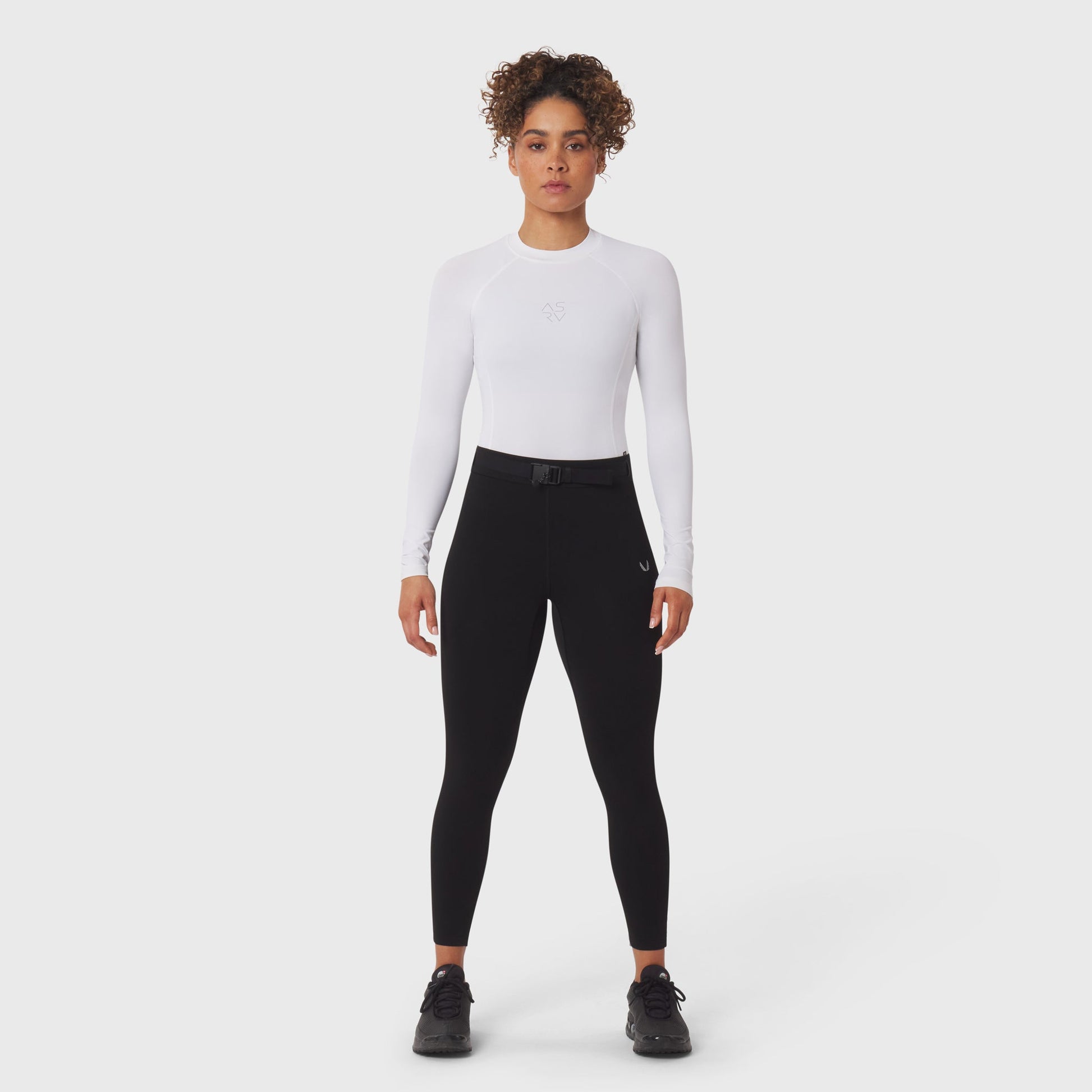 W058. LYCRA® ADAPTIV Baselayer Longsleeve White | ASRV on sale