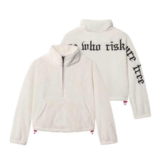 1007. Women's Sherpa Recovery 1/2 Zip Ivory Cream/Black | ASRV near me
