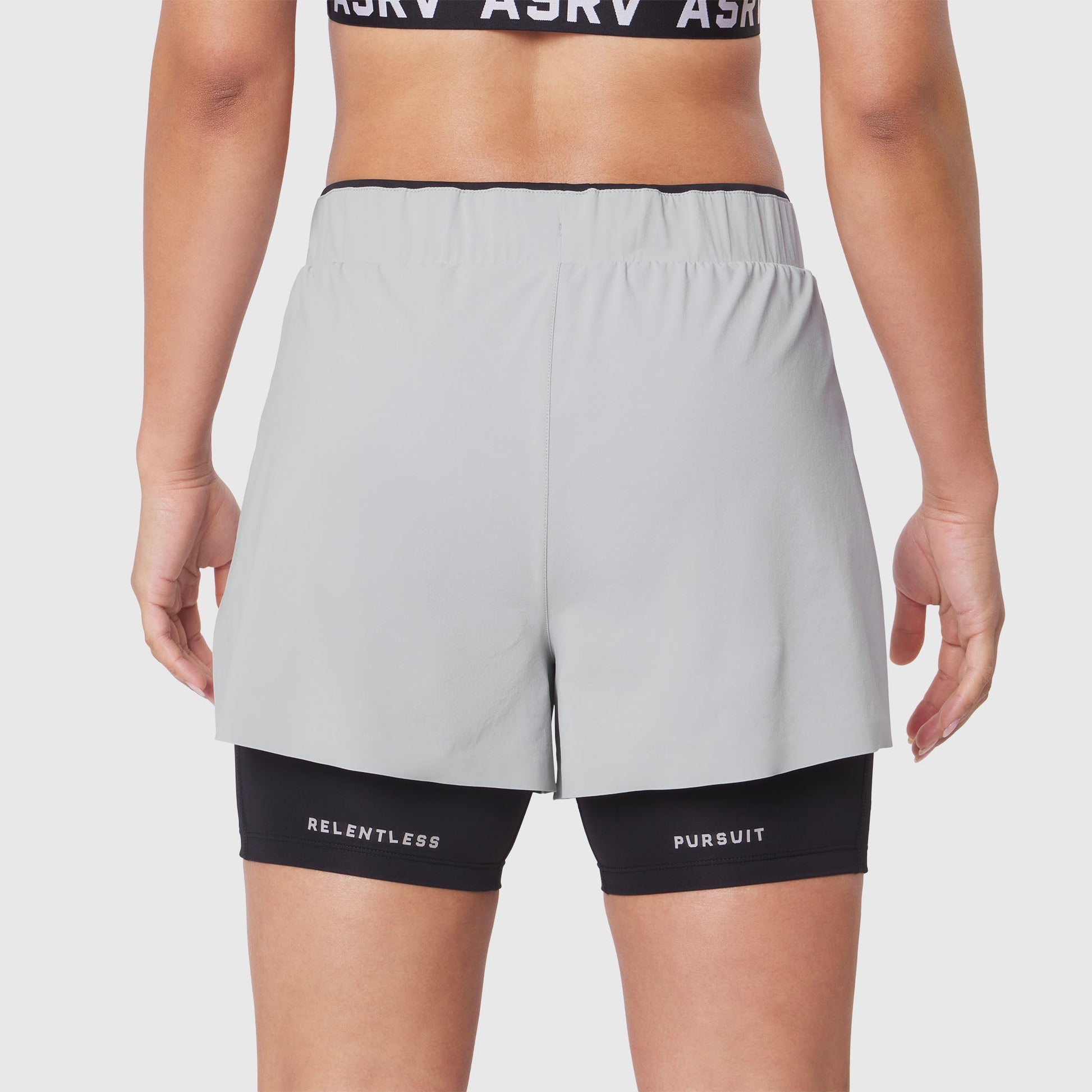 W087. Aerotex™ Side Split Liner Short Slate Grey | ASRV on sale