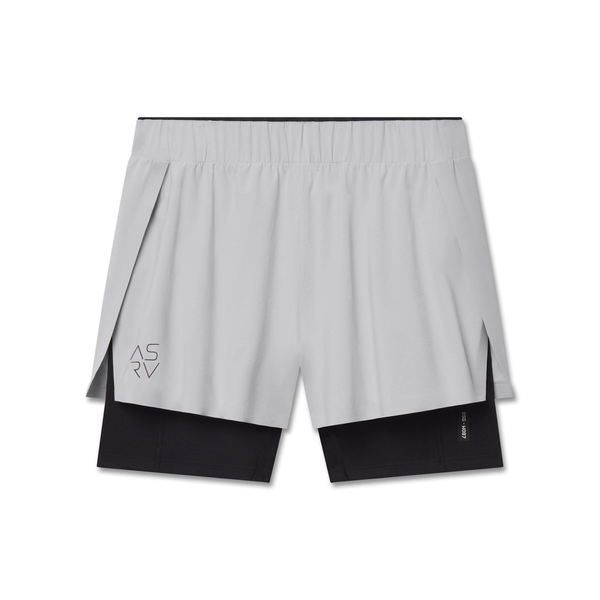 W087. Aerotex™ Side Split Liner Short Slate Grey | ASRV on sale